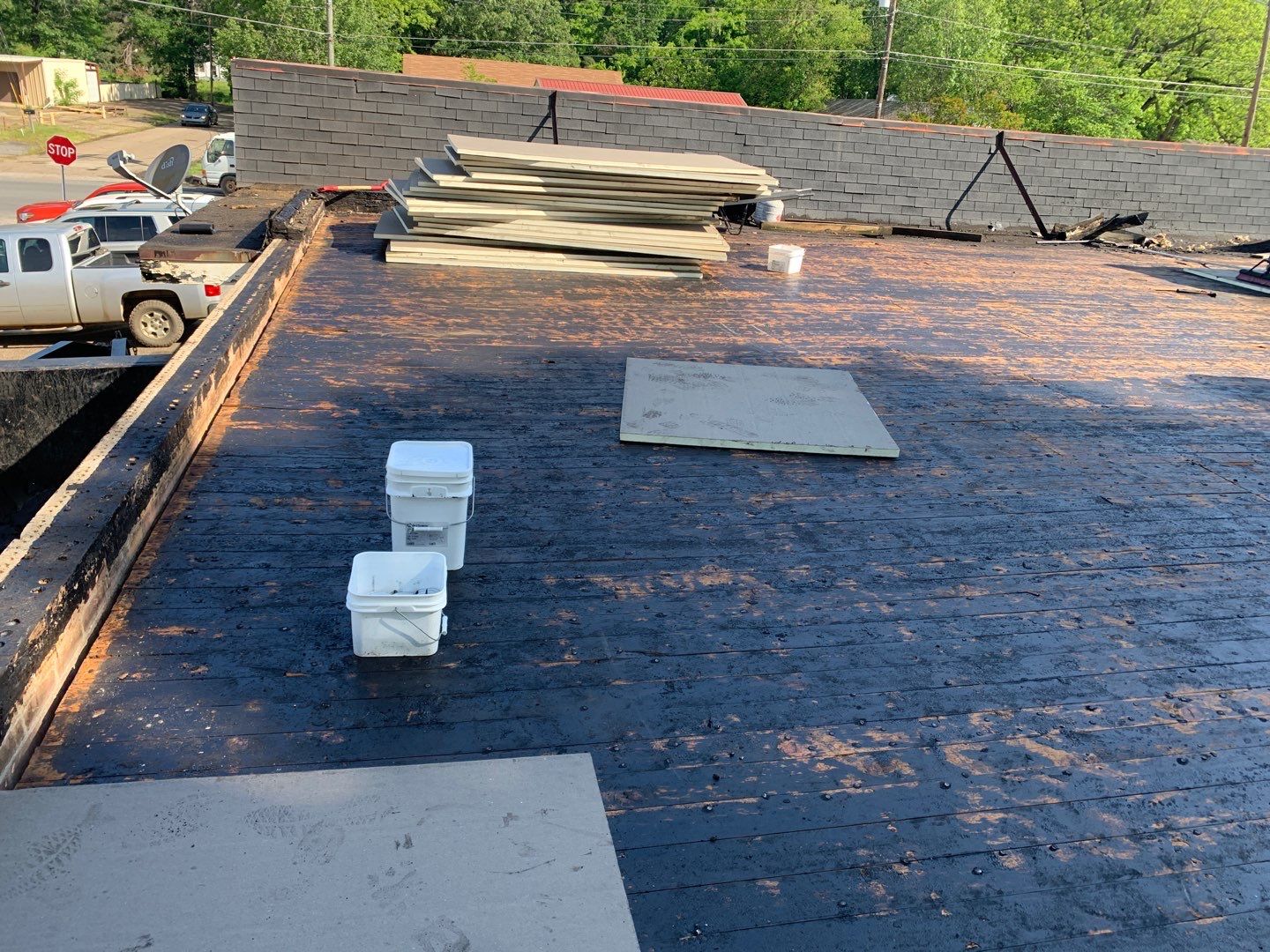 Store Building in Hope by Hostetler Roofing