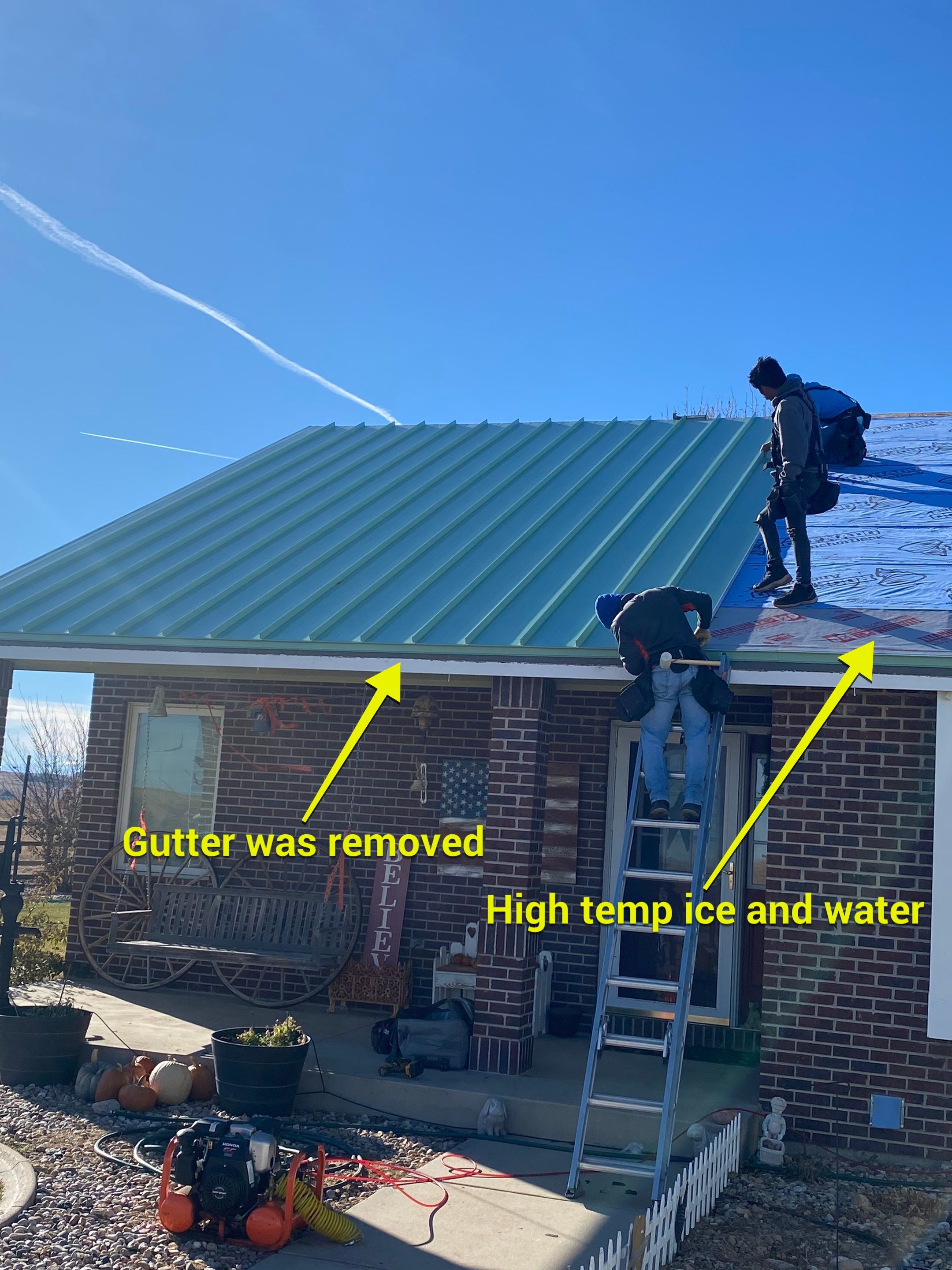 Staning Seam Metal using 1.75" Snap Lock Standing Seam Class 4 Impact Resistant  by Black Belt Roofing 