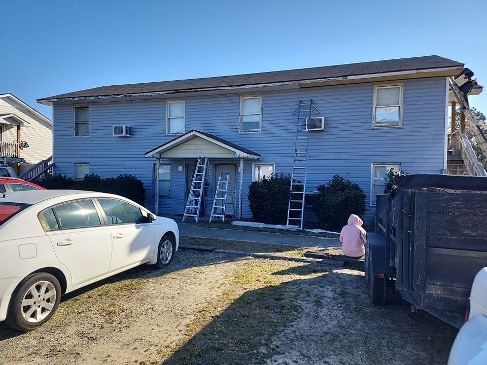 Interior and exterior renovation using Royal Building Products  by Indigo State Roofing