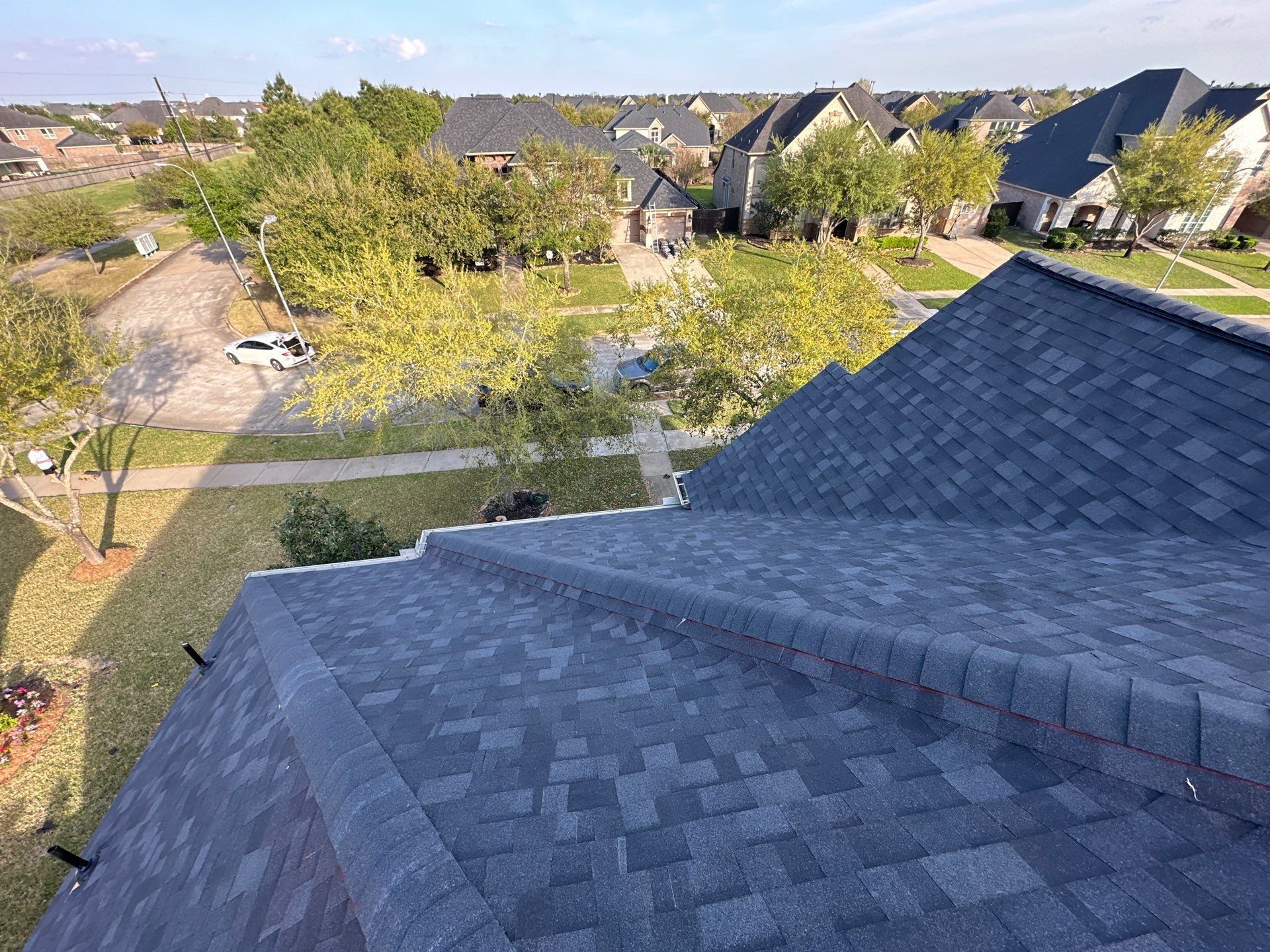 Residential Roofing Installation using Owens Corning Duration  by Motion Roofing