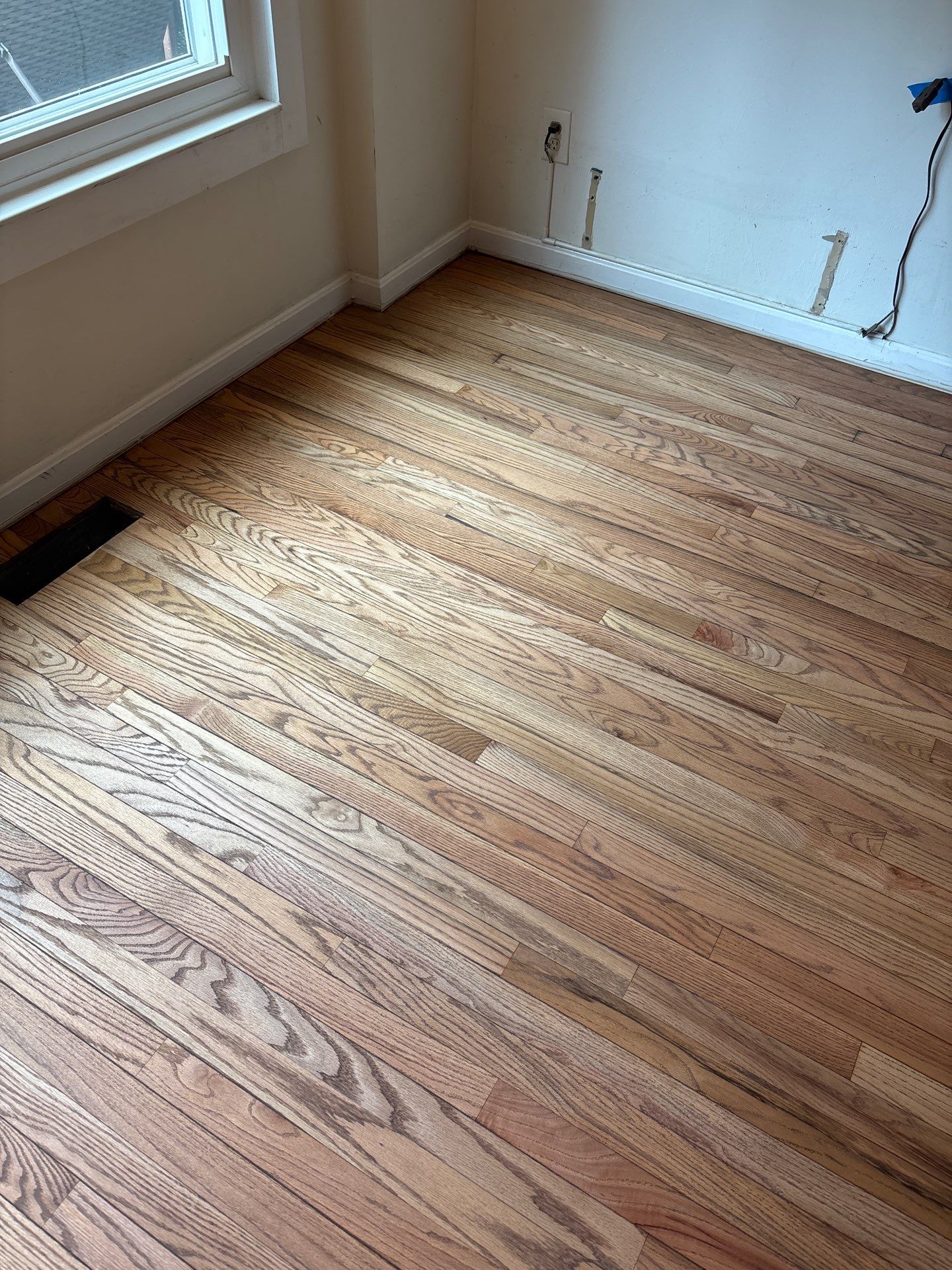 Natural Oak Hardwood Installation and Refinishing in Florence, Kentucky by Footprints Floors Kentucky