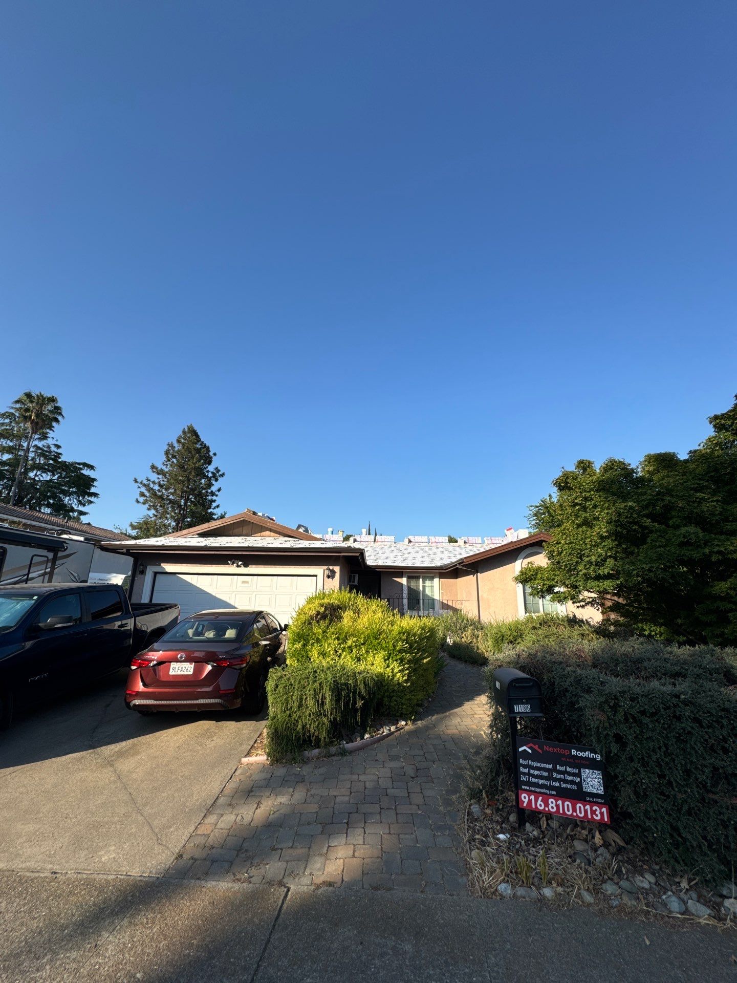 Residential Reroof using GAF by Nextop Roofing