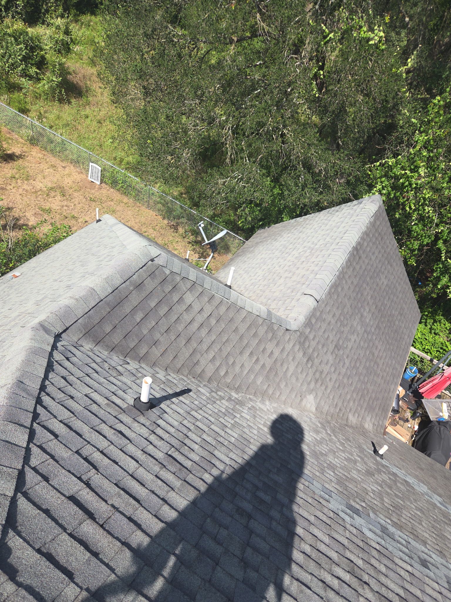 Crazy Wind Damage Repair on a Steep Roof by REPS OF TEXAS