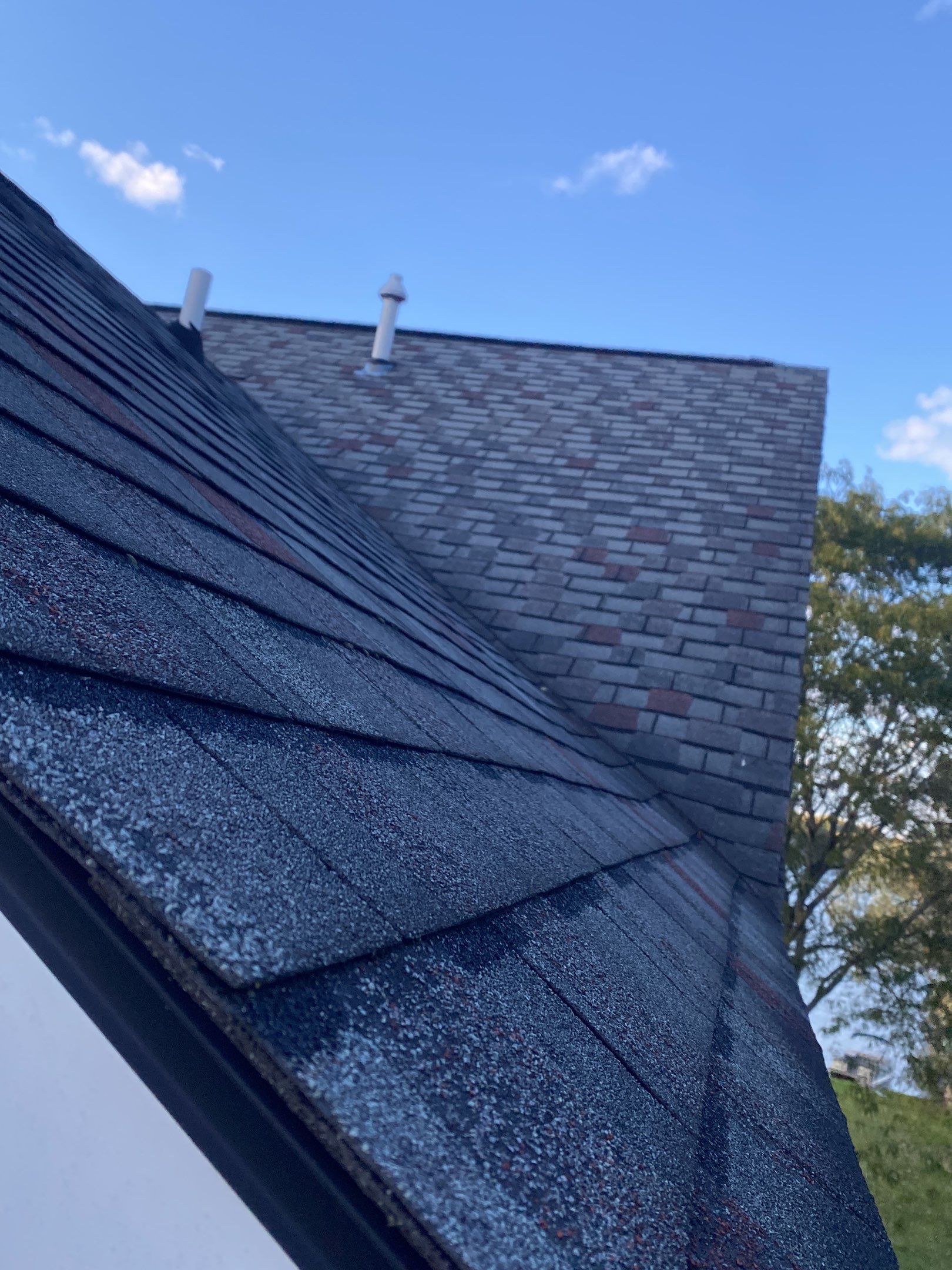 Roof Replacement using CertainTeed Landmark Moire Black by 180 Contractors