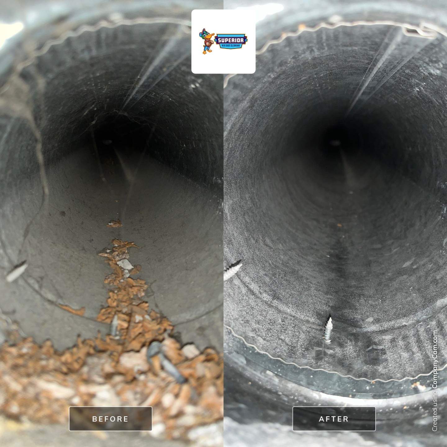 Air Duct Cleaning With a Vacuum Truck in Canfield, OH by Superior Air Duct Cleaning