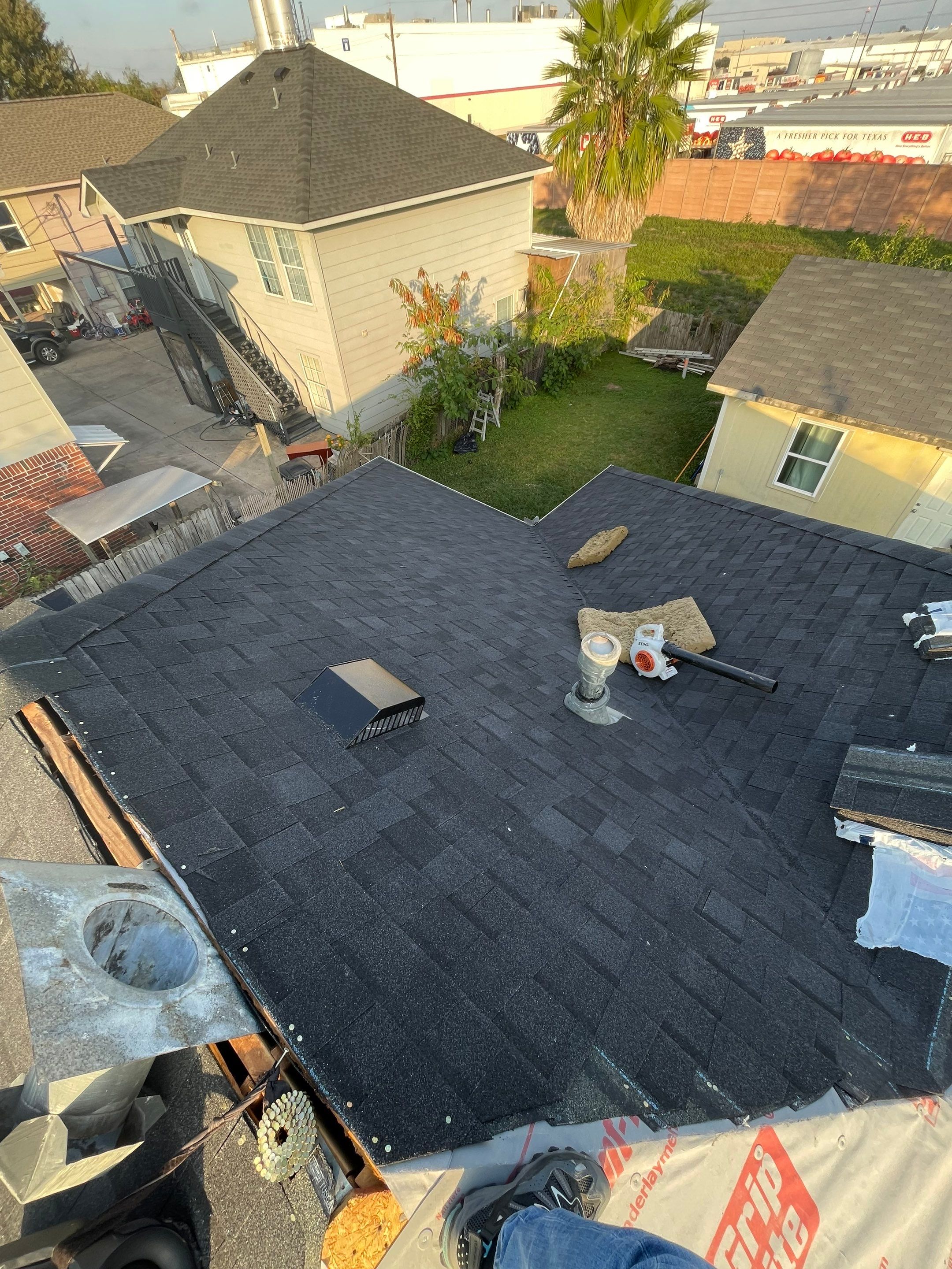 Roof Damage using Tamko Heritage® Series Rustic Black by CAP Roofing and Construction LLC