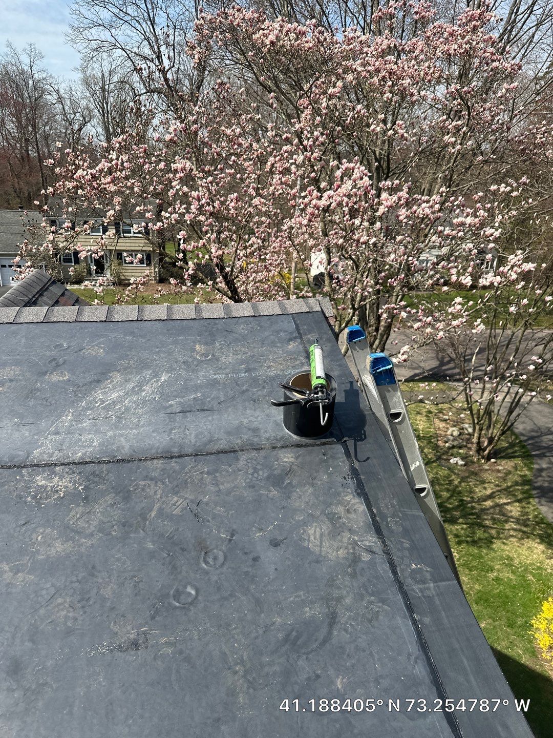 Residential Roofing Installation using Tamko Slatestone gray by A Plus Exterior