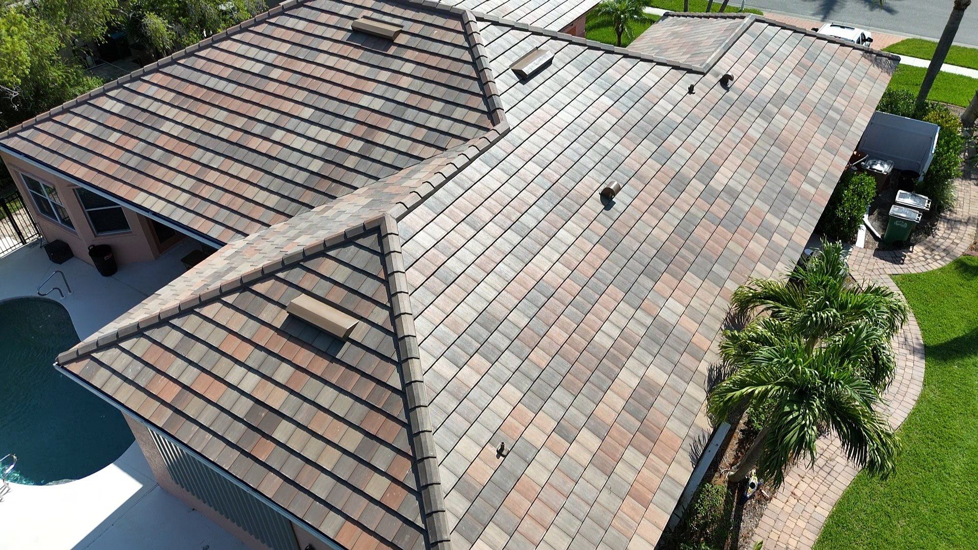 Residential Roofing Installation using Eagle Capistrano Tile in Walnut Creek Blend by Durabilis Roofing INC