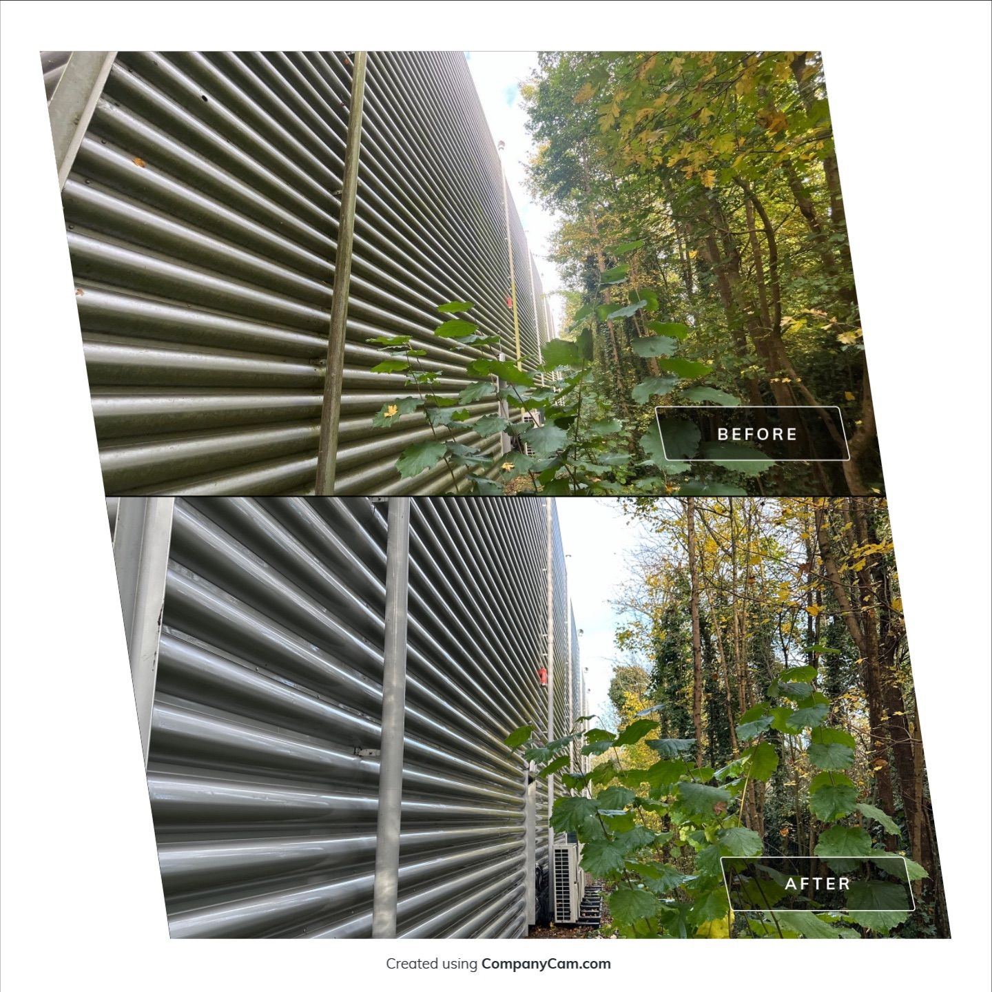 Industrial Cladding Cleaning using Synergy Chemical by Ges Exterior Cleaning ltd