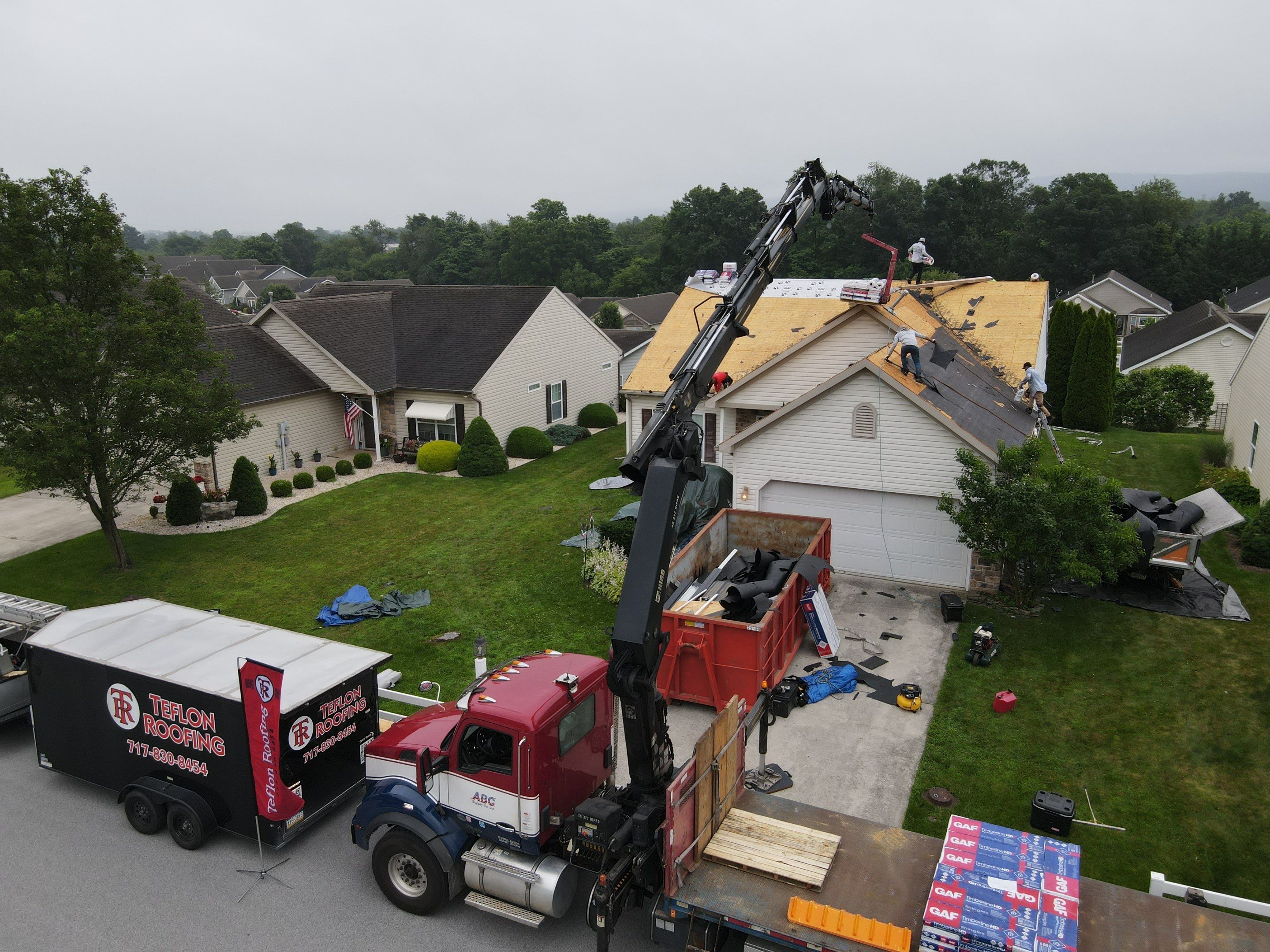 Gaf / Hdz Roof Installation- Shakewood by Teflon Roofing