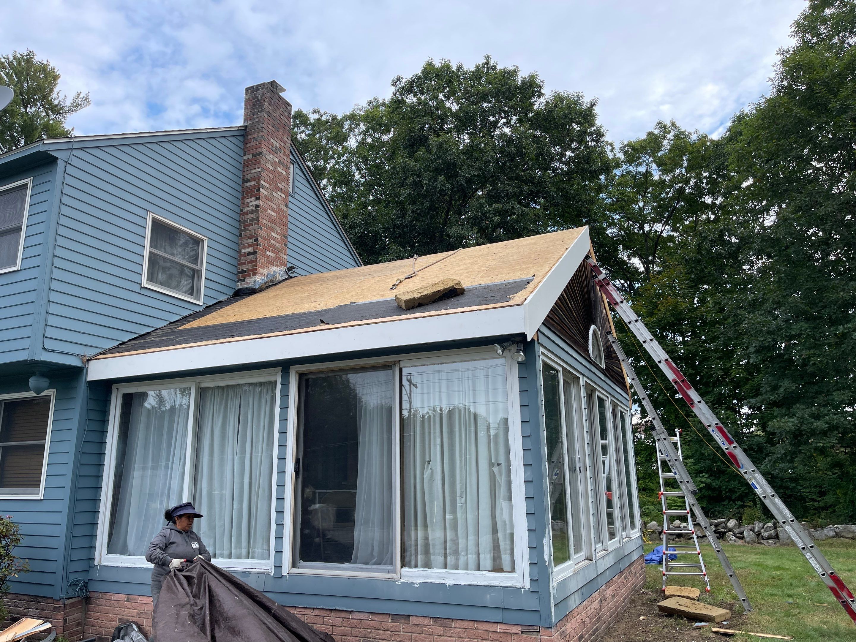 Closed in three-season room by Sensible Home Solutions