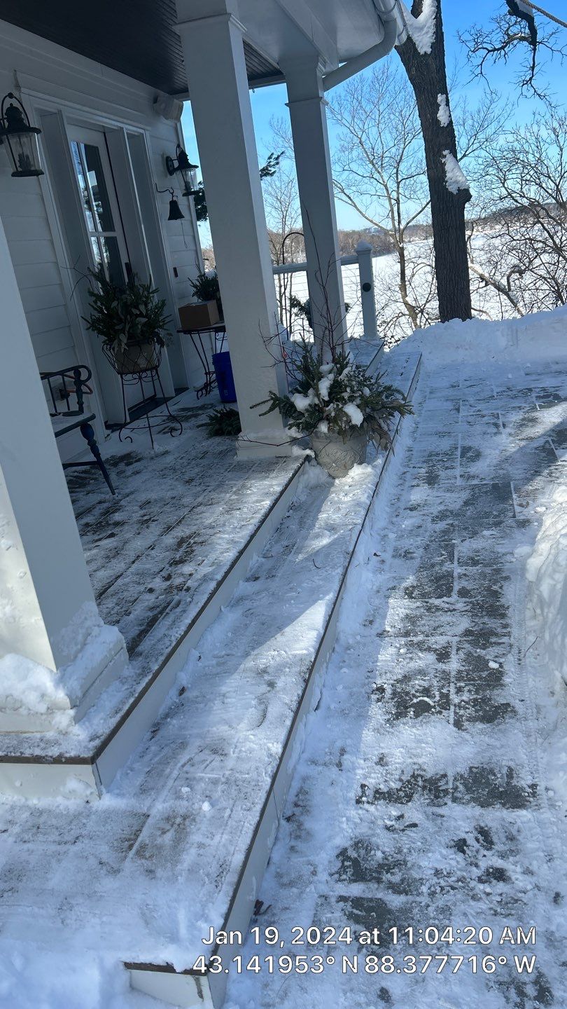 Roof Snow And Ice Dam Removal using Steamer by Stendahl Services