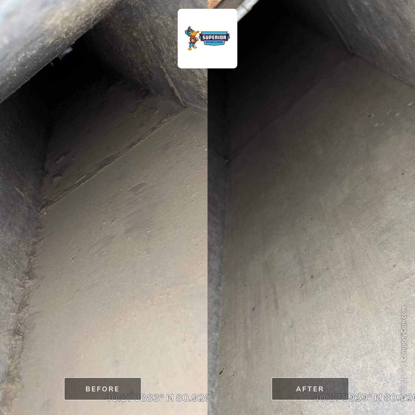 Air Duct Cleaning With a Vacuum Truck in Salem, OH by Superior Air Duct Cleaning