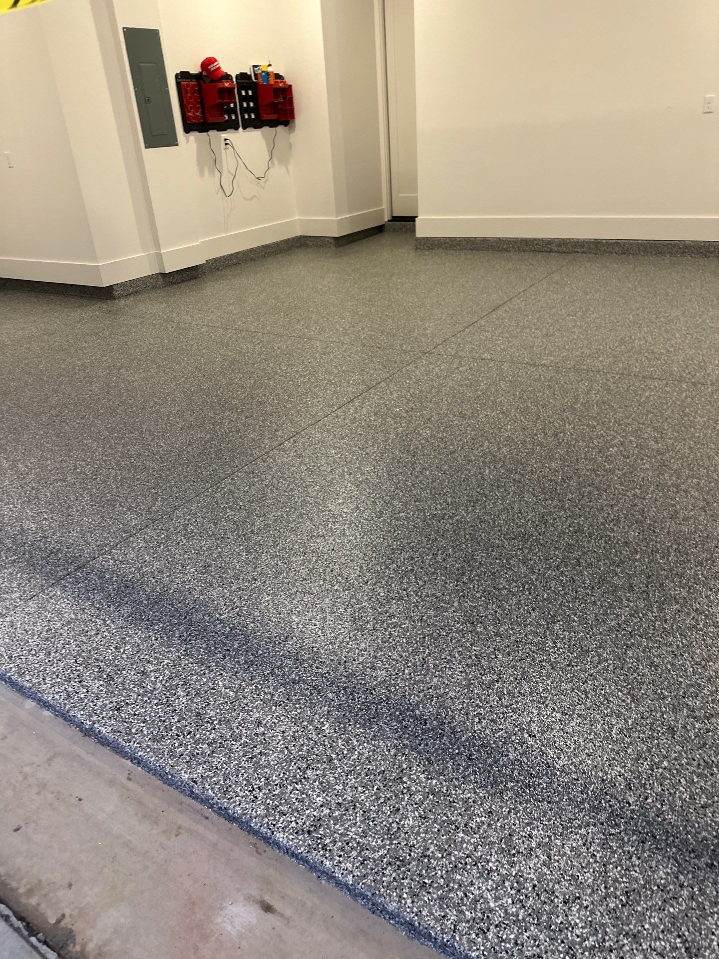 Garage Floor Coating using Wombat by My Garage Floor Guys