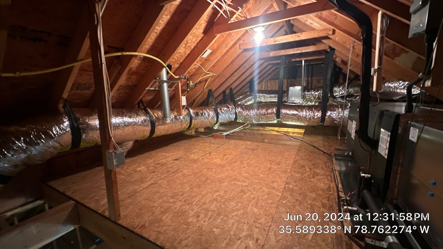 2 Trane XV20i Split System Install by Nick's Mechanical LLC.