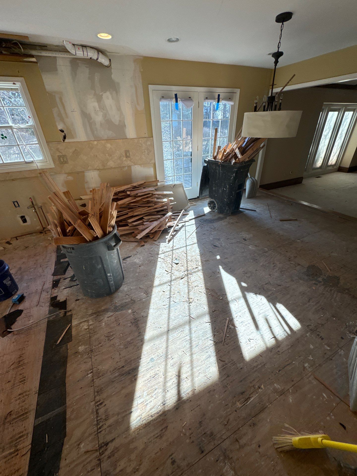 Project in Plymouth by EzDry Water Mitigation & Property Restoration