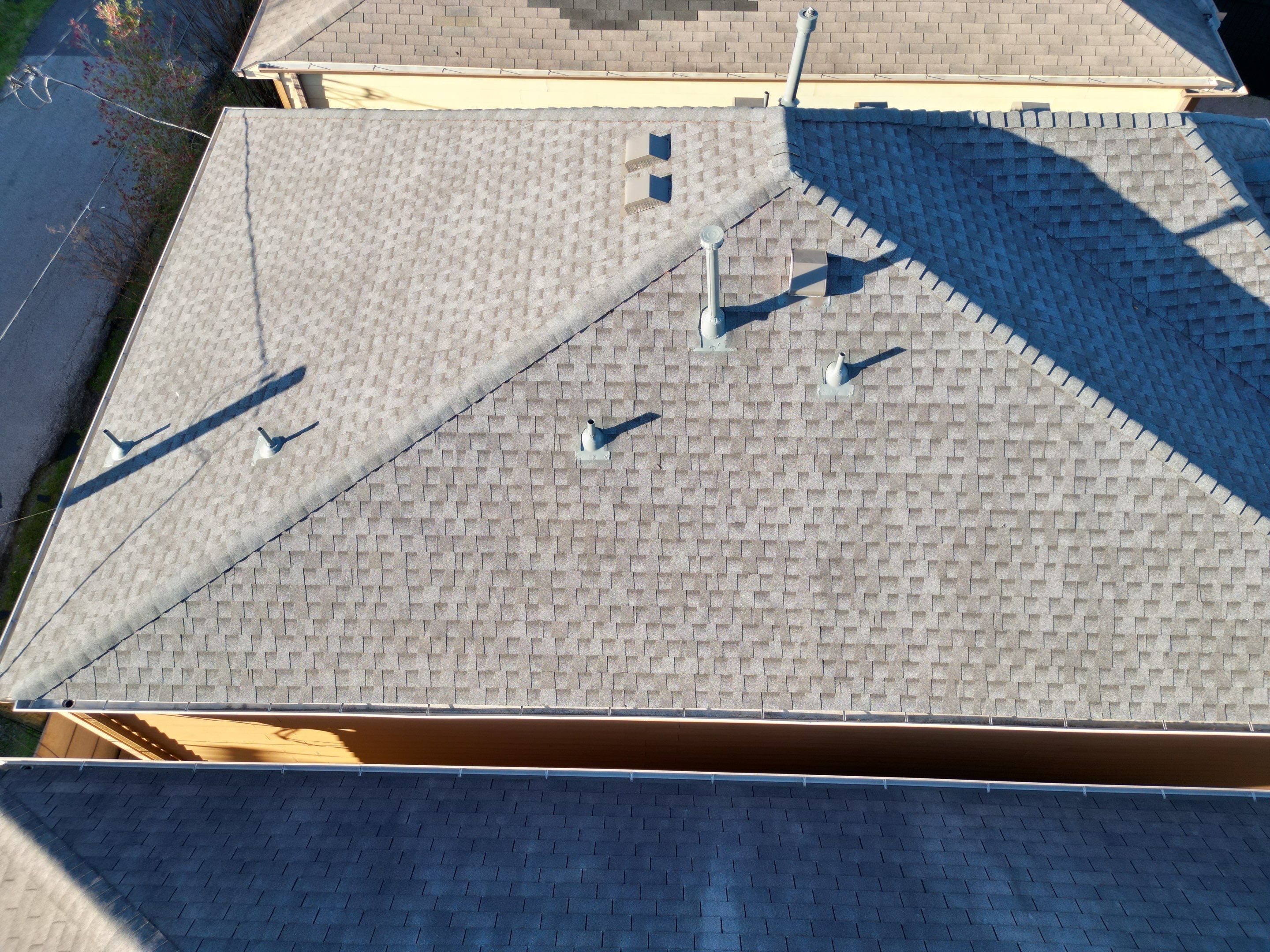 Residential Roofing Installation using GAF HDZ by V General Contractors 