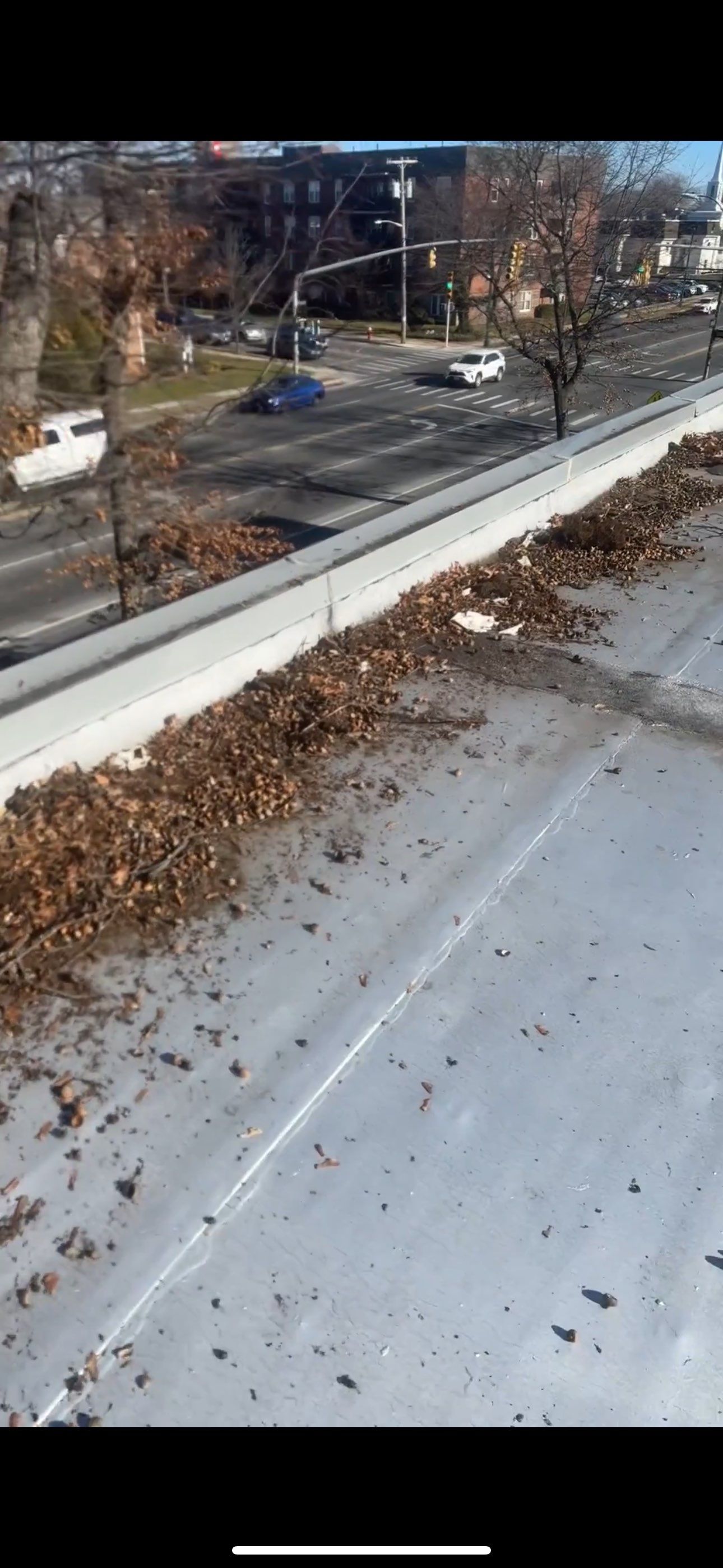 Church Flat Roof Cleaning by Above All Gutters 