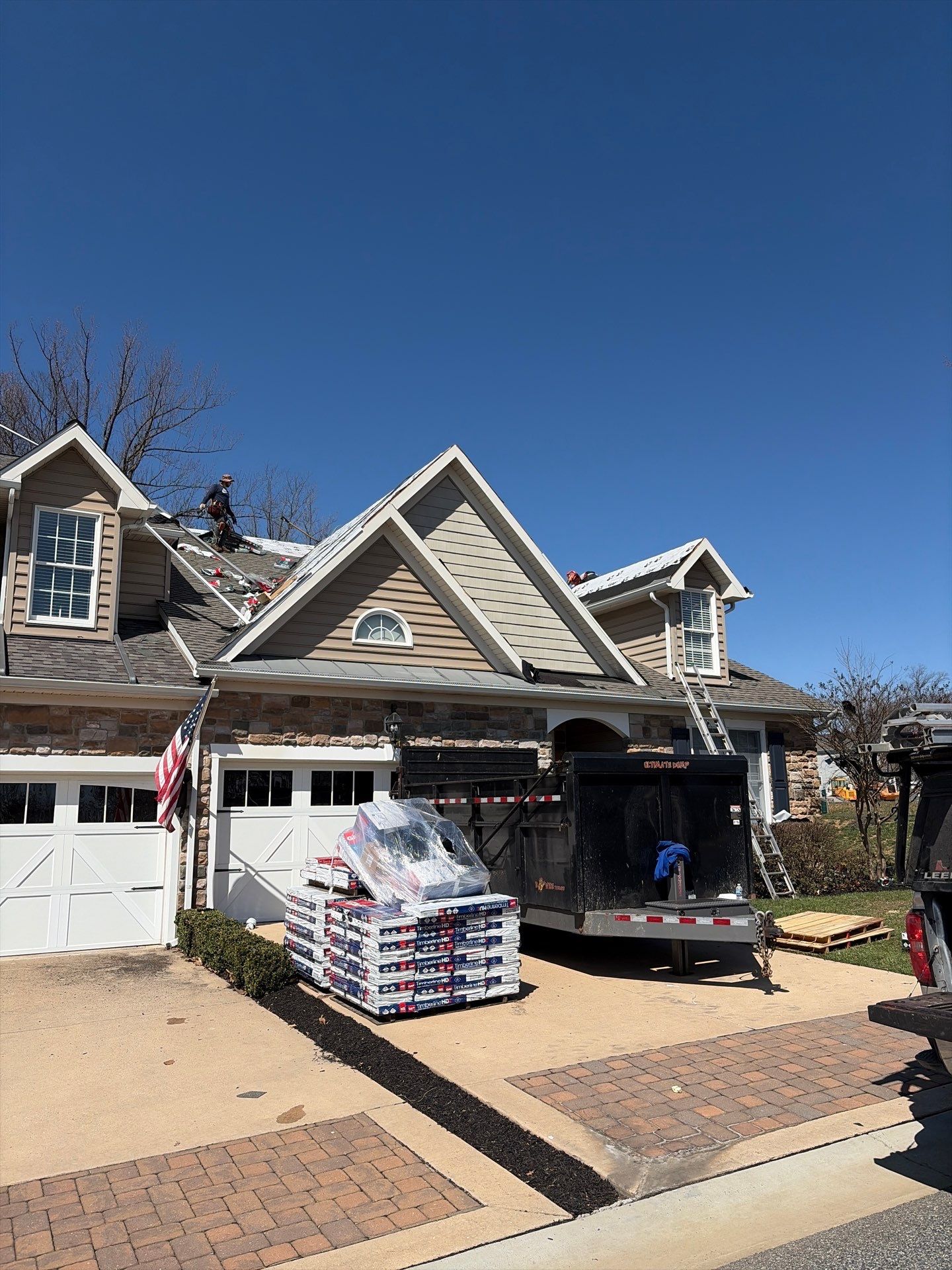 Residential Roofing Installation using GAF Timberline UHDZ by Matter Construction, LLC