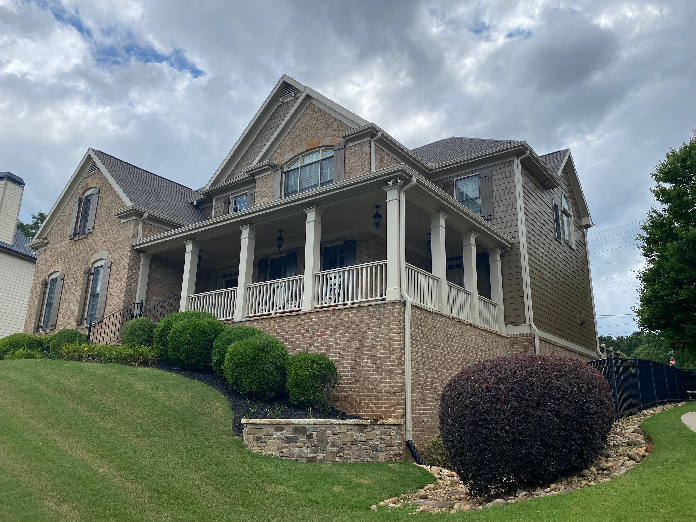 Exterior Home Painting and Deck Refresh in Marietta by Swift Home Renovations