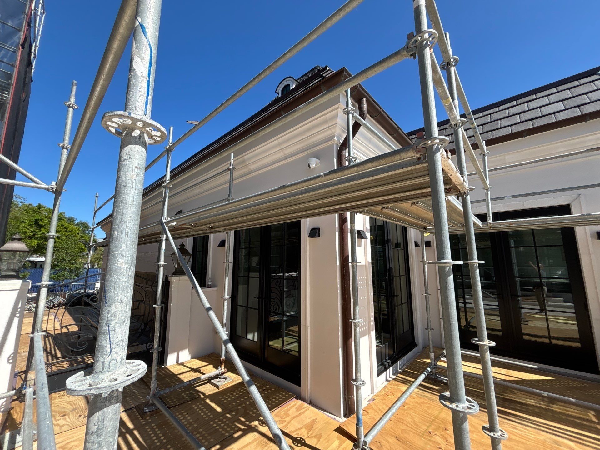 Gutter Installation using Half Round Seamless Gutters in Tampa FL by Gutter Professors