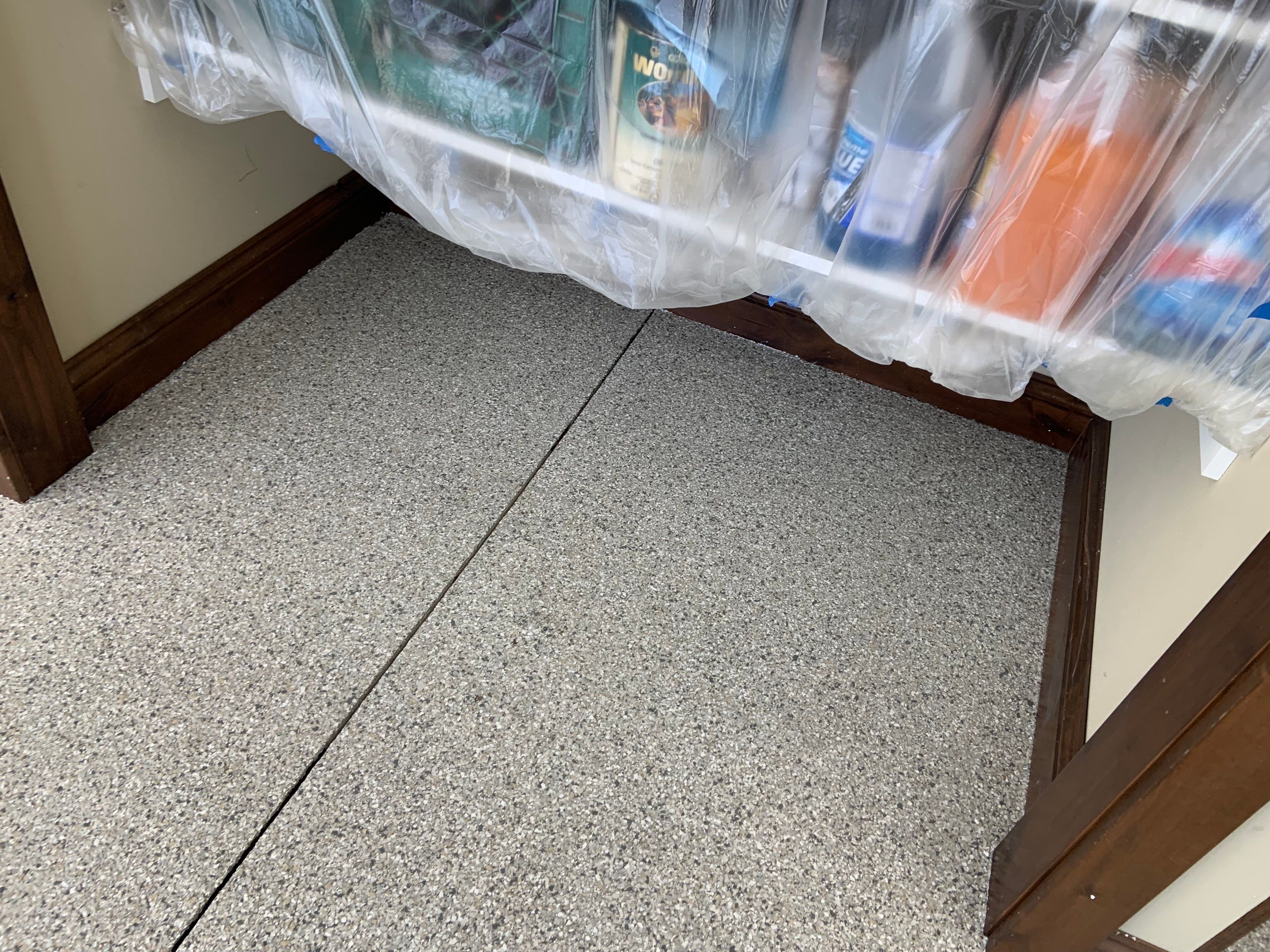 Garage Transformation using Mt Everest by Croc Coatings, LLC