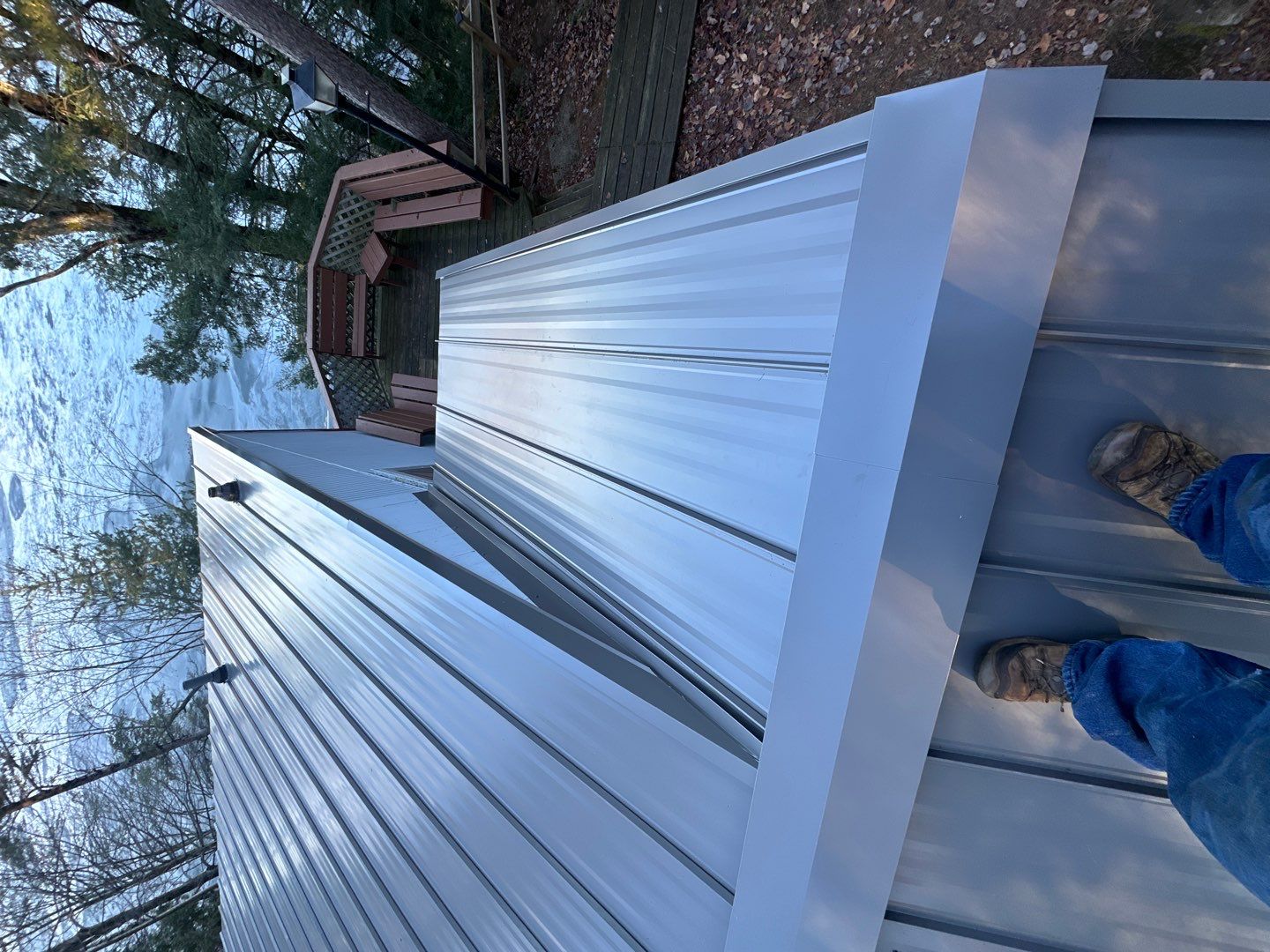 Standing Seam Roof  using Standing Seam Metal 26 Guage by Stendahl Services