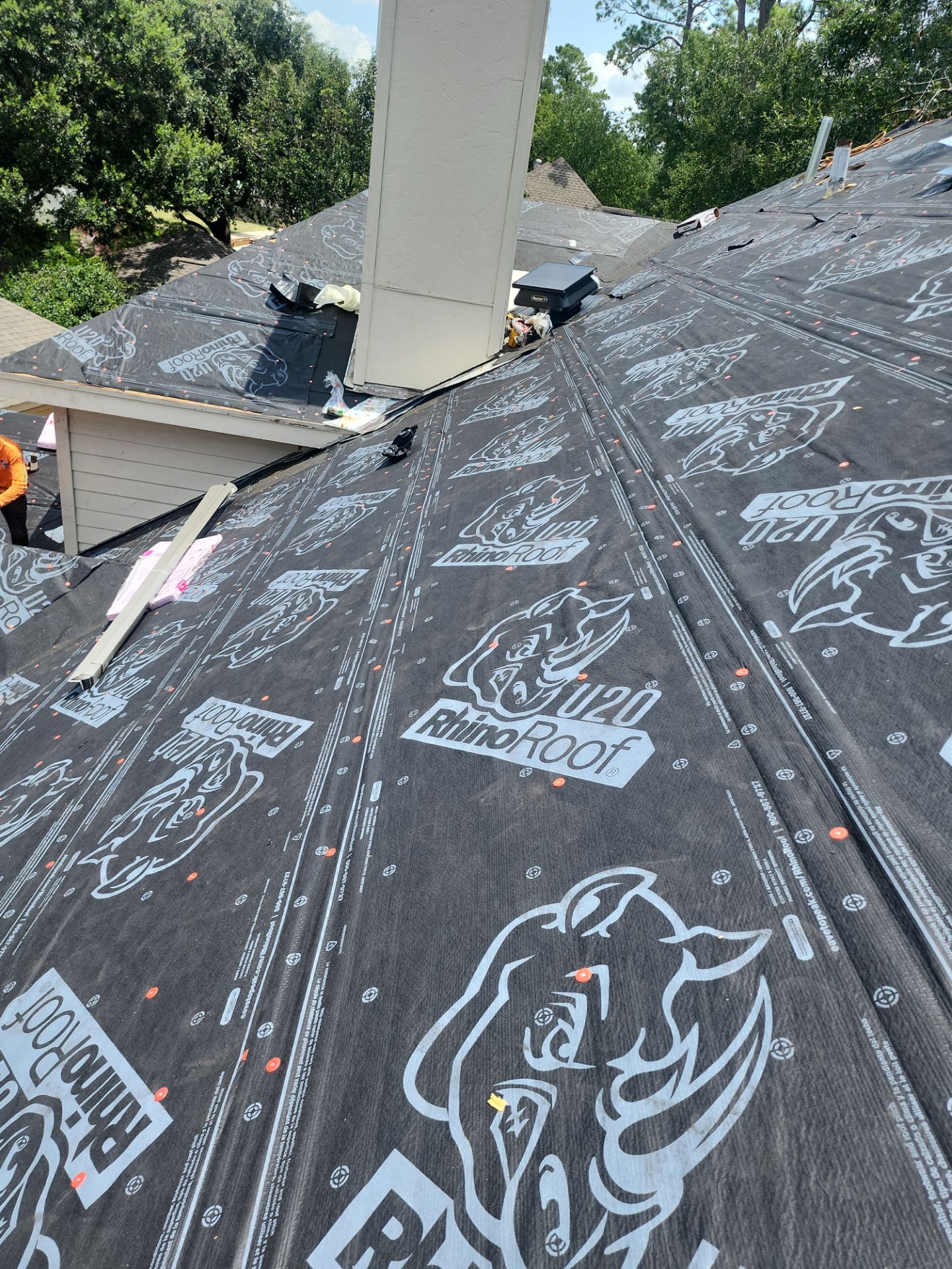 Residential Roofing Installation using Owen's Corning Duration (Lifetime) Shingles by Roof Repair Company