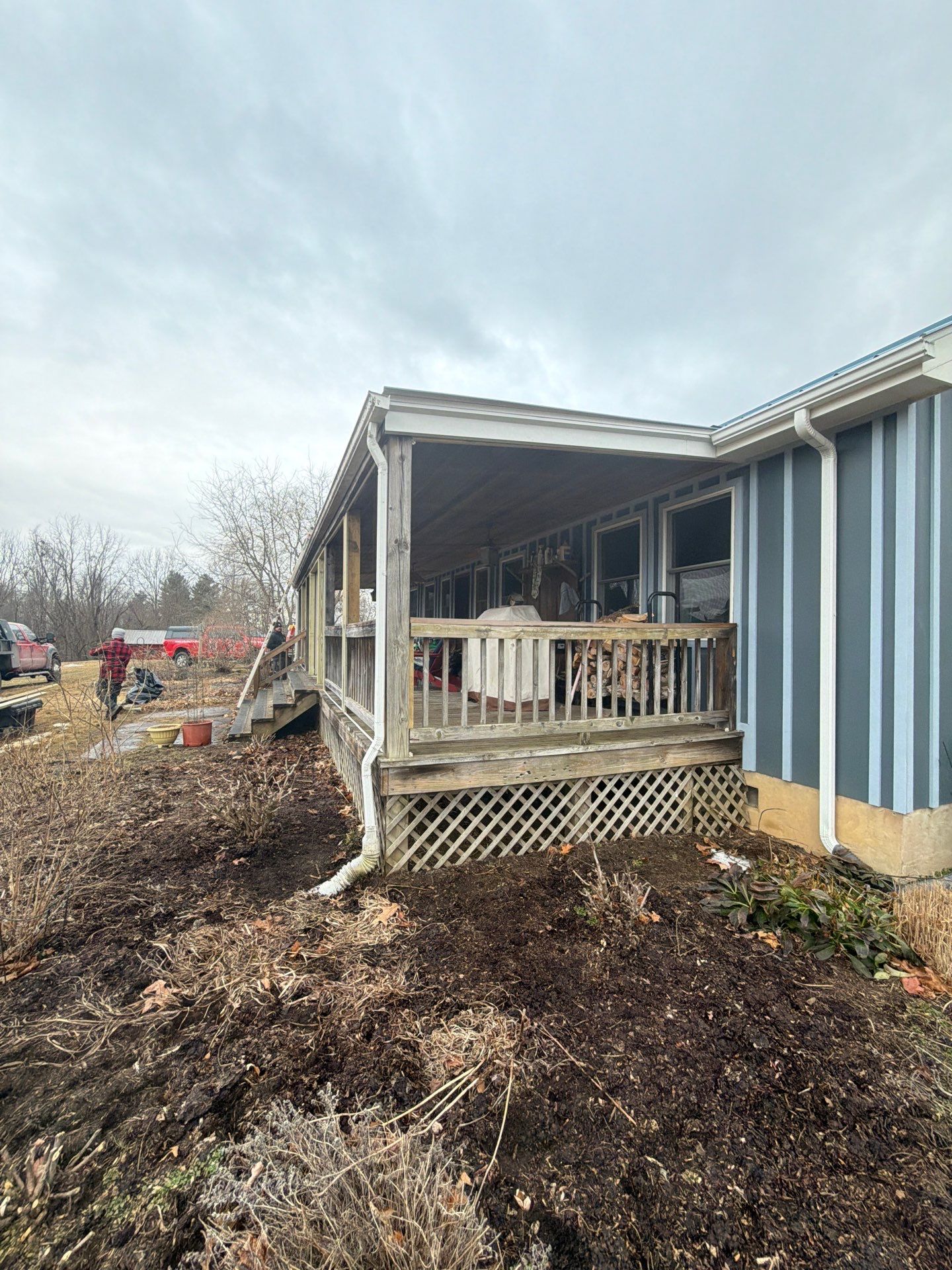 Renick Screened-In Porch Build with Custom Pressure-Treated Stairs by Walnut Hollow Decks & Outdoor Living