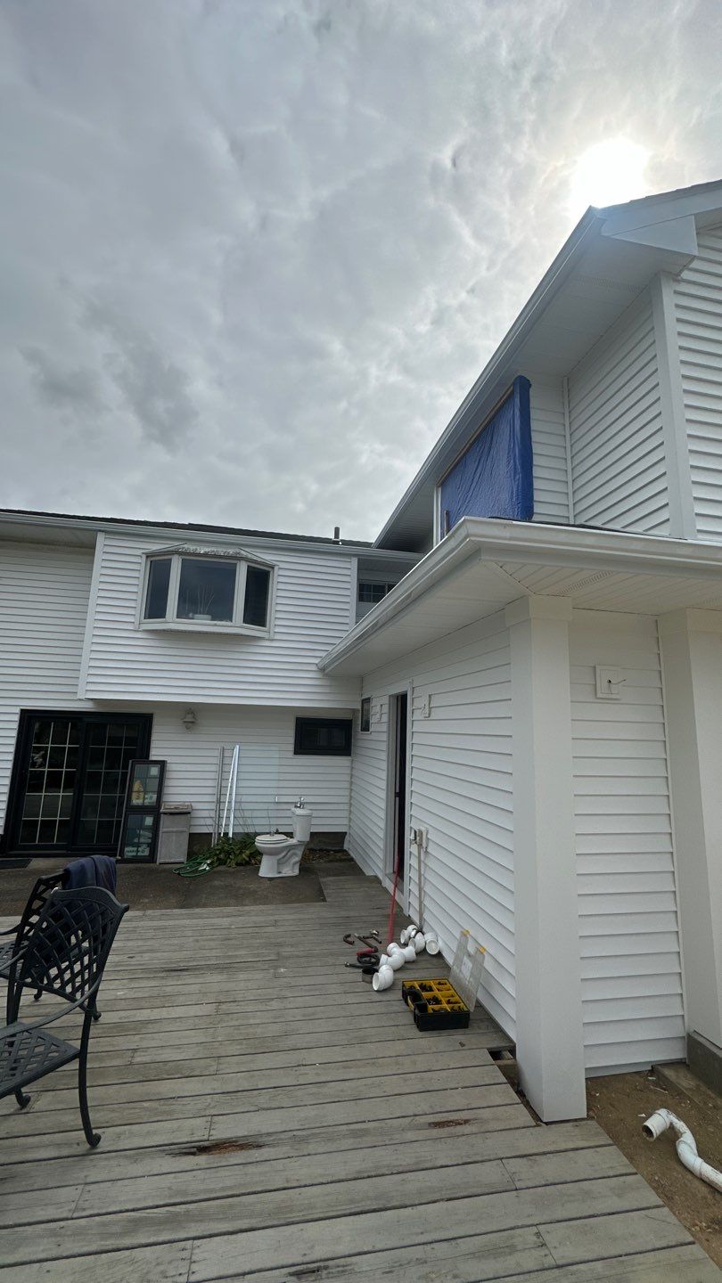 Full House Installation by Above All Gutters 