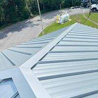 24ga 1" Nail-Strip Mill Finish  by Total Roofing System The Metal Roof Experts