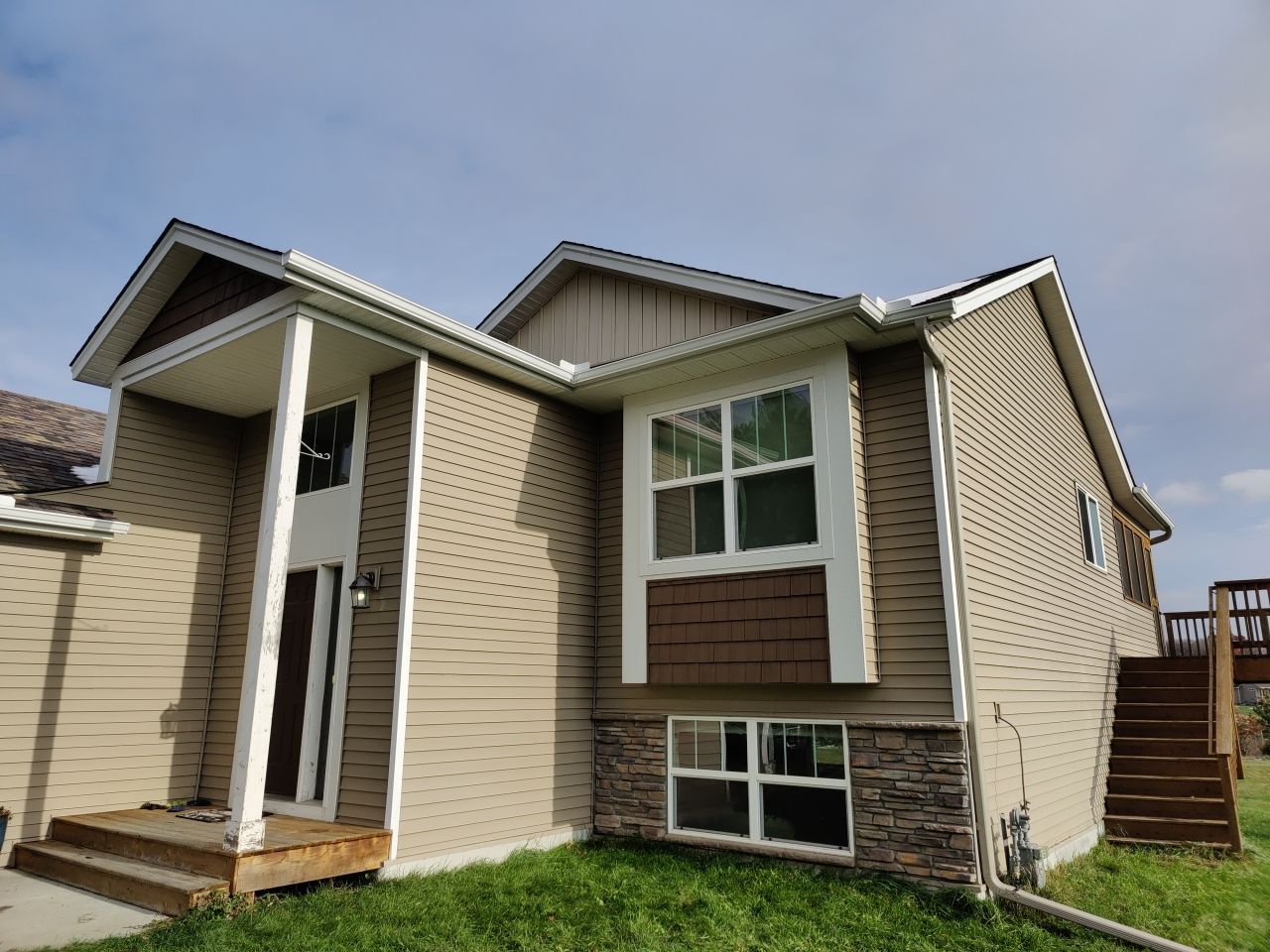 5" Gutters in Big Lake by Next Level Seamless Gutters / Exteriors Inc.