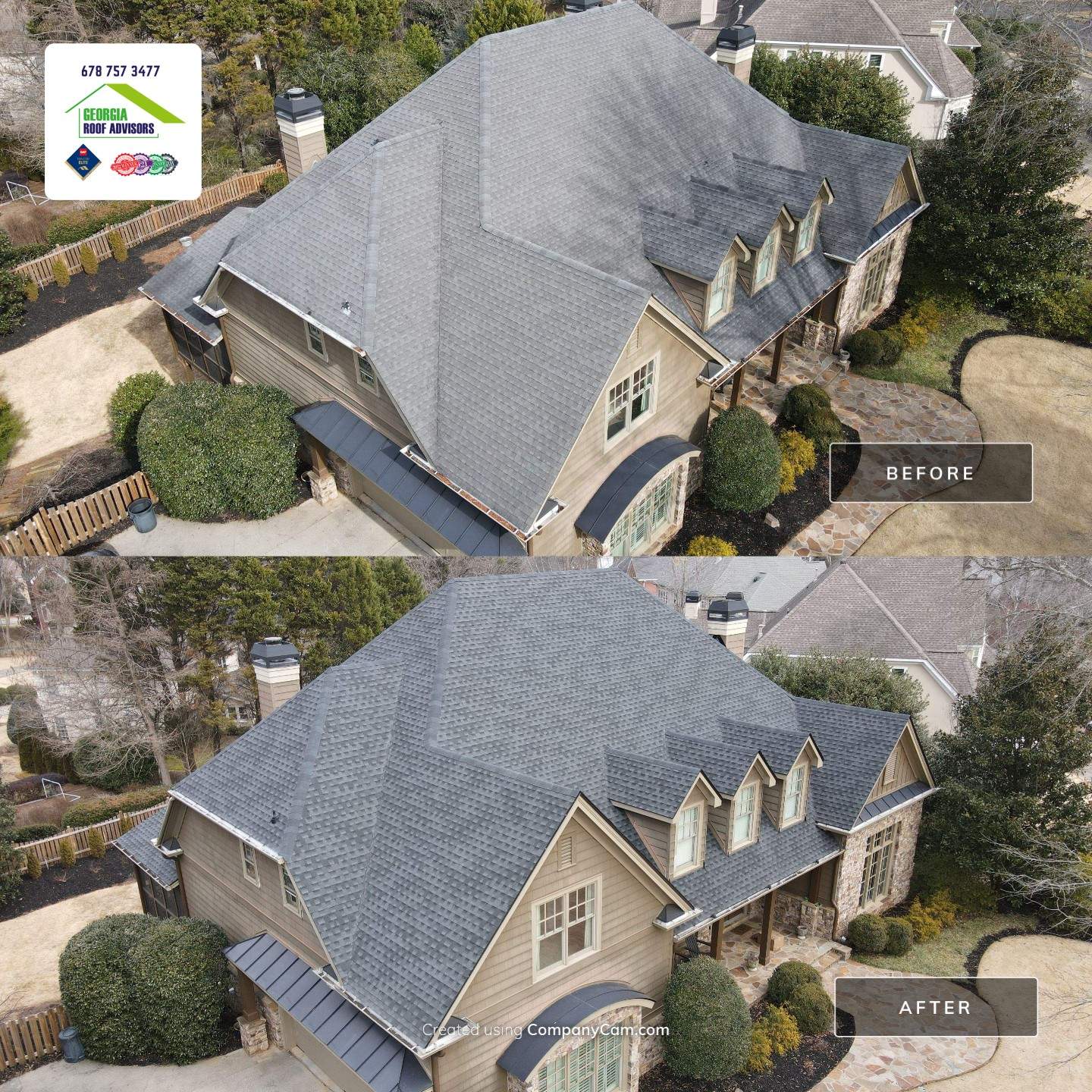 Stylish Upgrade with GAF! by Georgia Roof Advisors