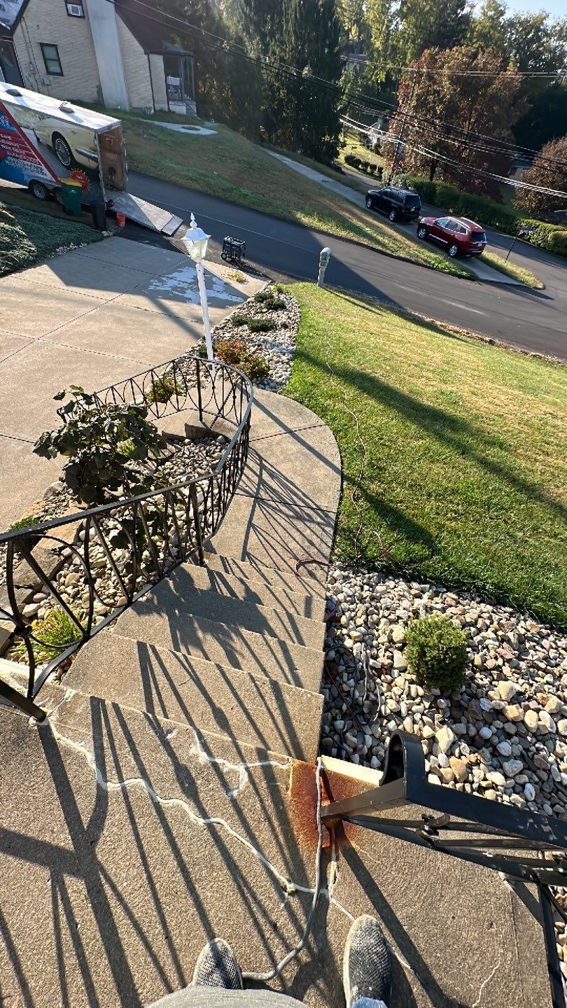 Driveway + Porch + Steps + Walkway Project in Robinson by Floors in a Day, Inc