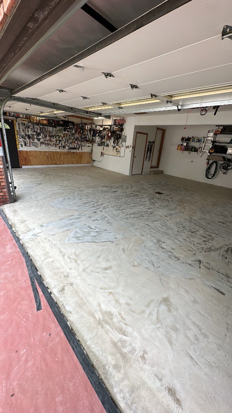 Garage + Porch Project in Pittsburgh by Floors in a Day, Inc