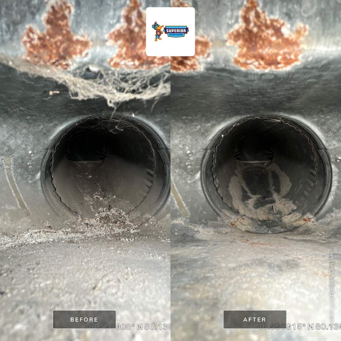 Air Duct Cleaning With a Vacuum Truck in Cranberry Township, PA by Superior Air Duct Cleaning