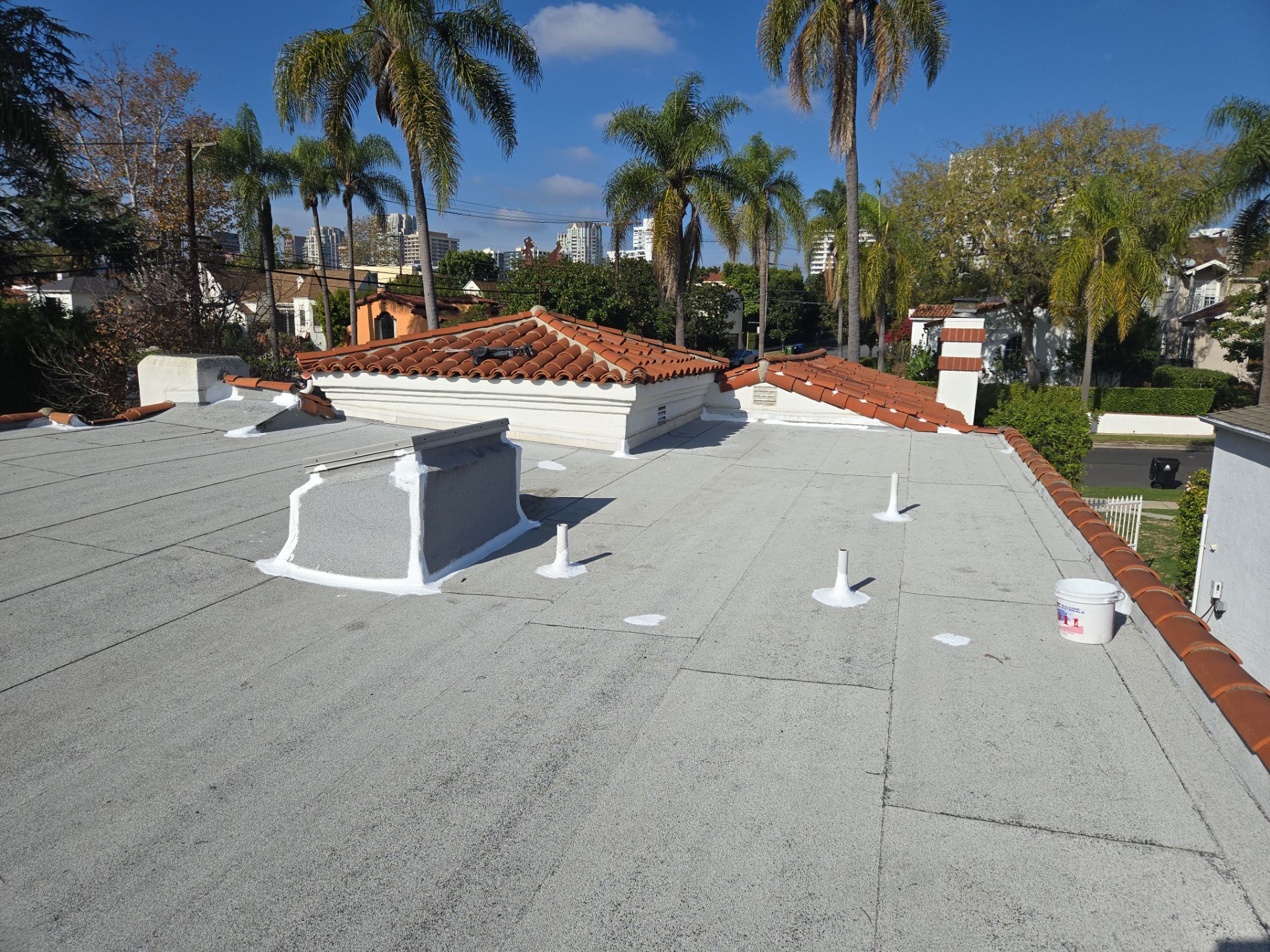 Residential Silicone Coating Project  by Hull Brothers Roofing