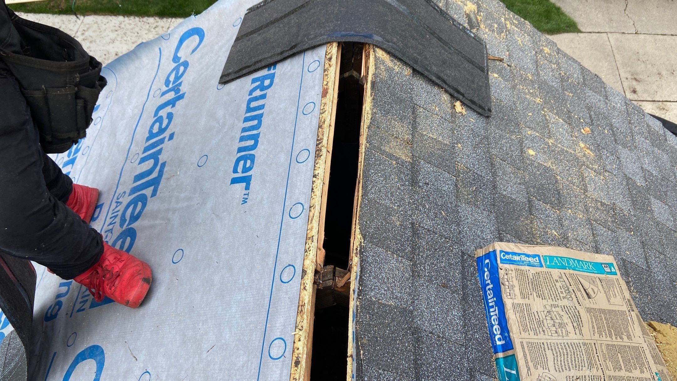 Roof Replacement using CertainTeed Landmark by 180 Contractors