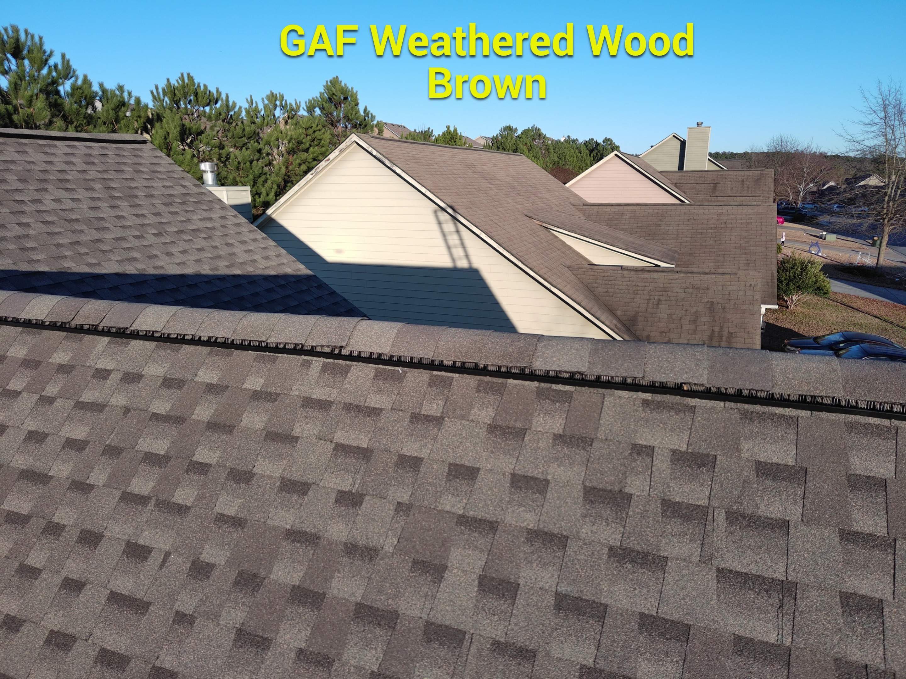 New roof installation and shingle colors by Rhino Restoration