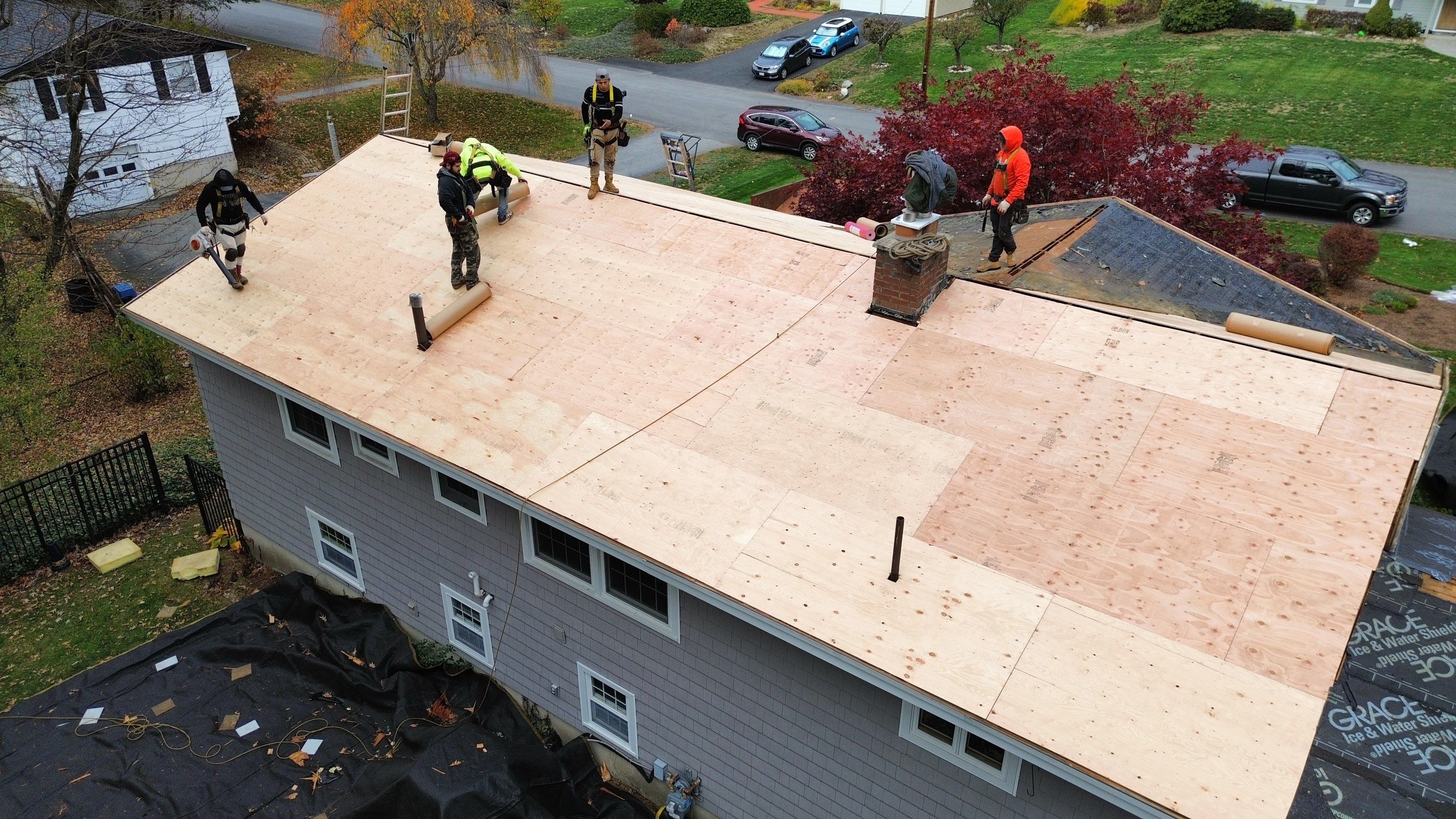 Chelmsford Complete Roof Replacement in Onyx Black with Balanced Ventilation by Mighty Dog Roofing of Greater Middlesex County