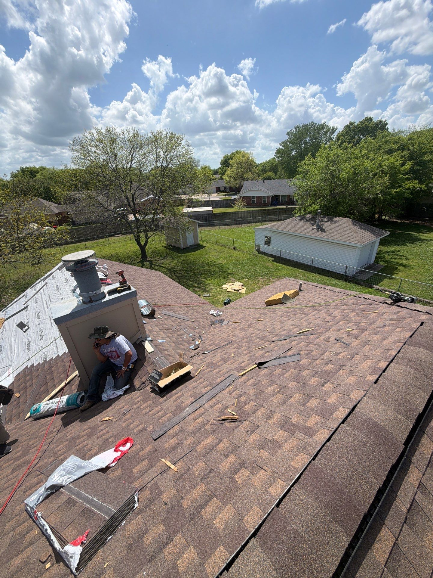 GAF Timberline Asphalt Shingle Roof Replacement in Sulphur, Oklahoma by BANA Roofing and Solar Supply