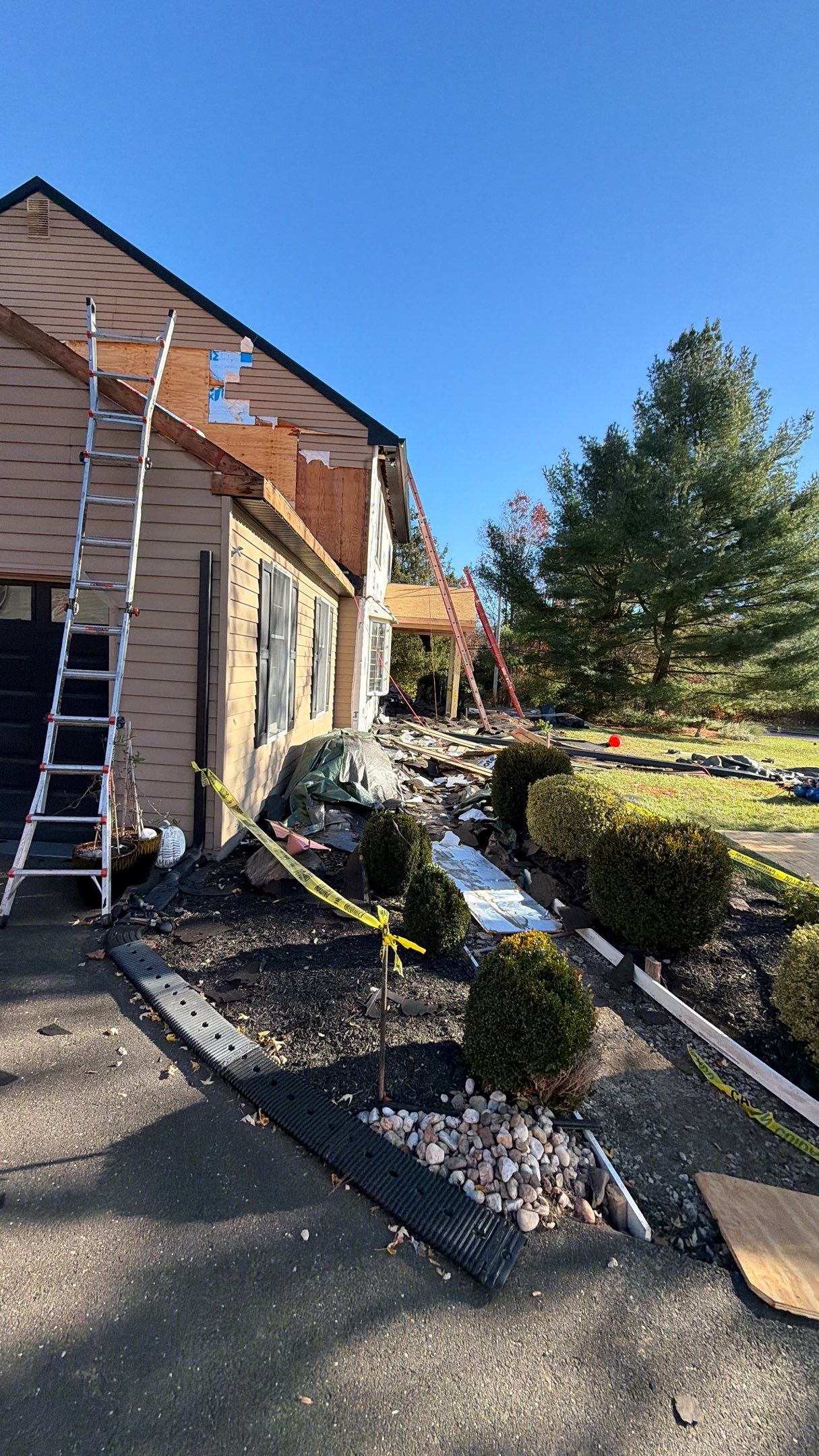 Full Exterior Renovation with GAF Roofing System in North Wales by North Star Roofing