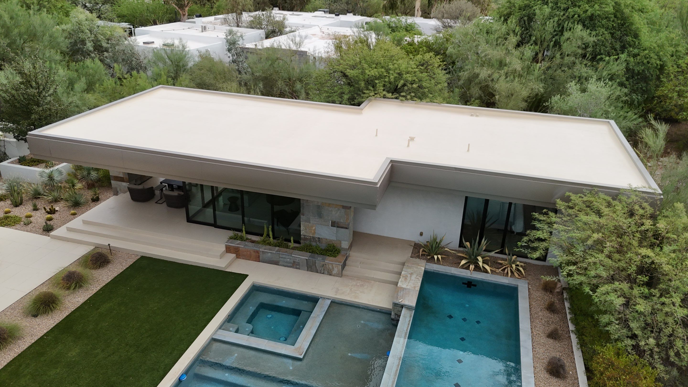 Project in Paradise Valley, AZ by Saint Roofing