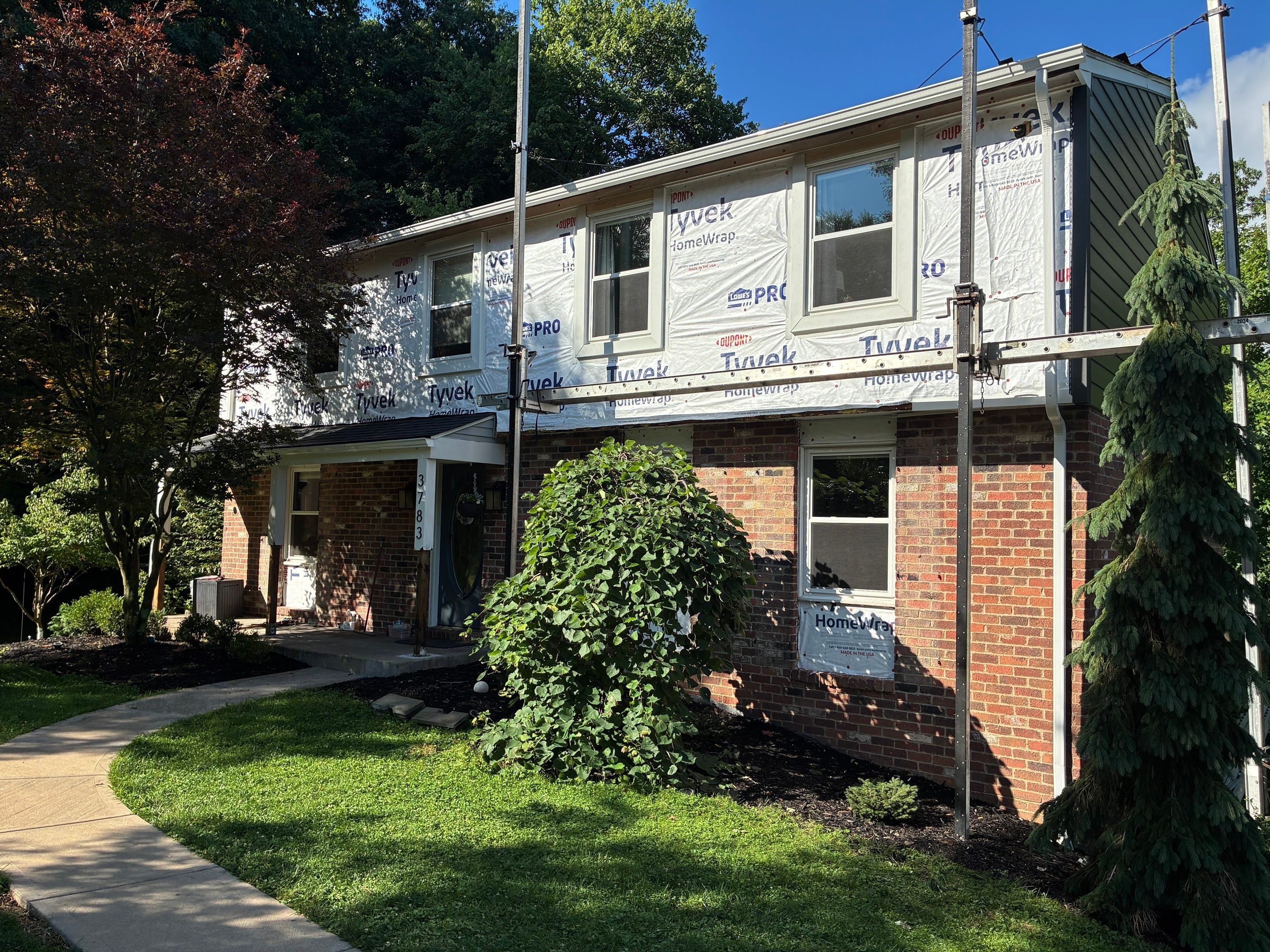 Ascend Siding Replacement and Custom Cedar Porch Renovation in Allison Park by Ideal Siding Pittsburgh