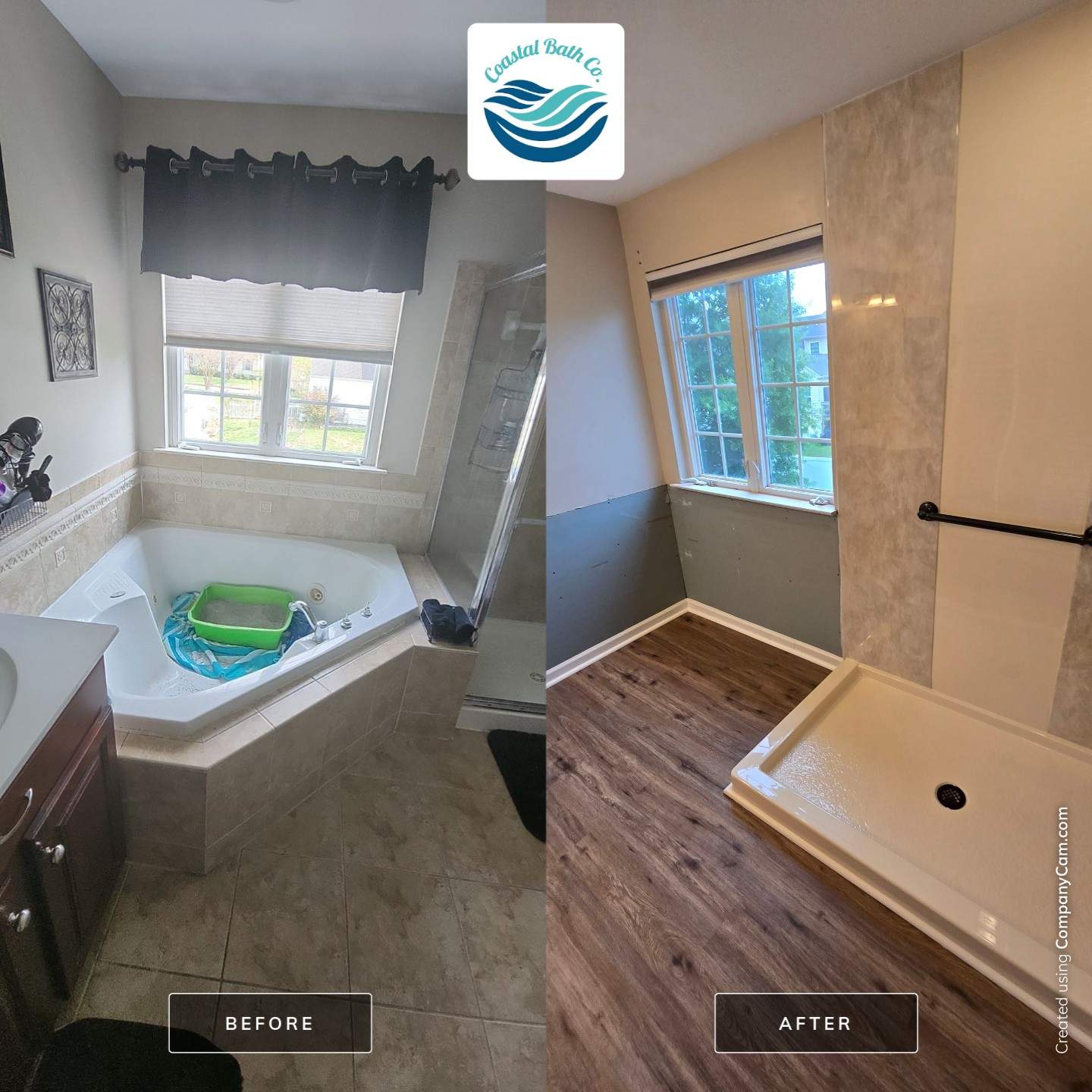 Job photos by Coastal Bath Company