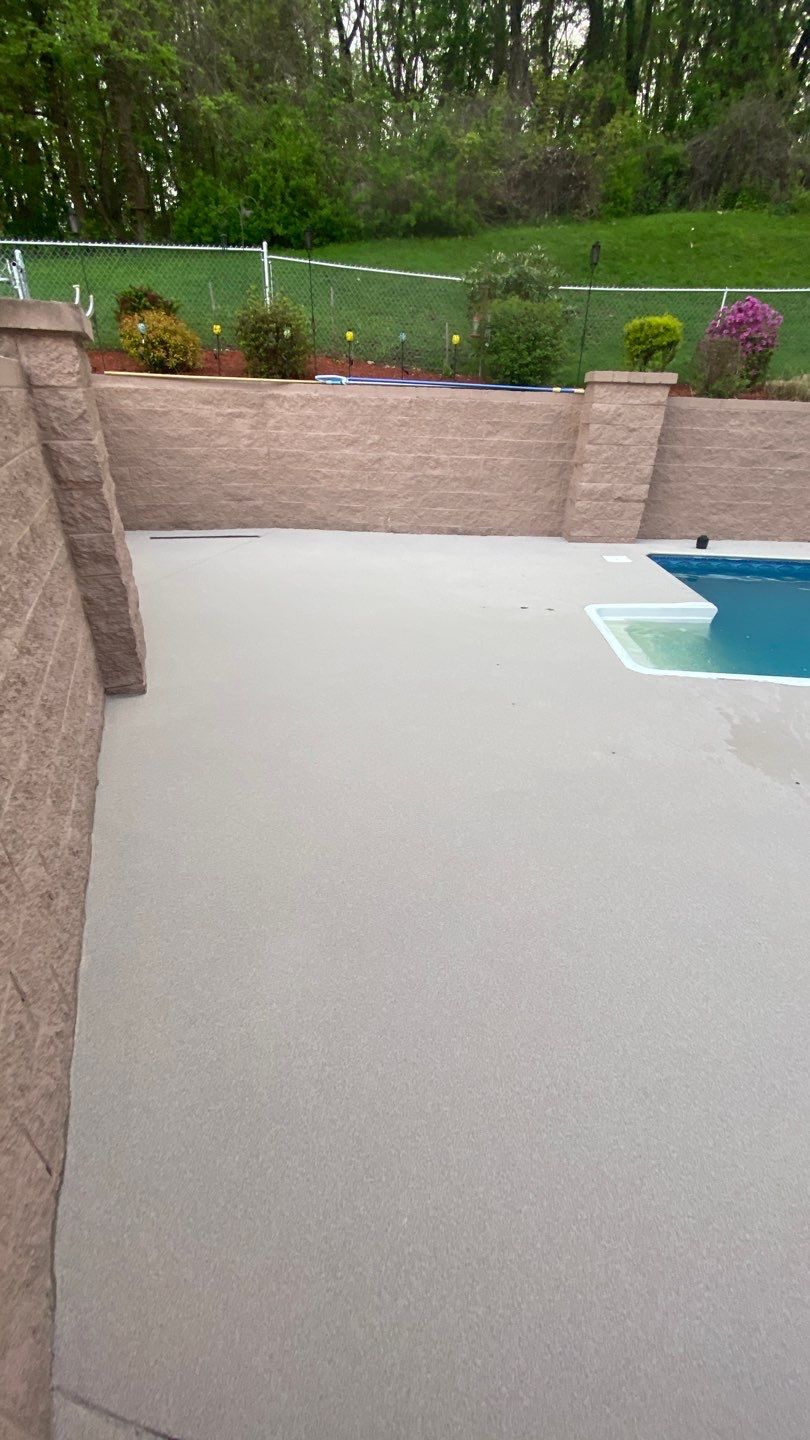 Oxford Pool Deck Project in McKees Rocks by Floors in a Day, Inc