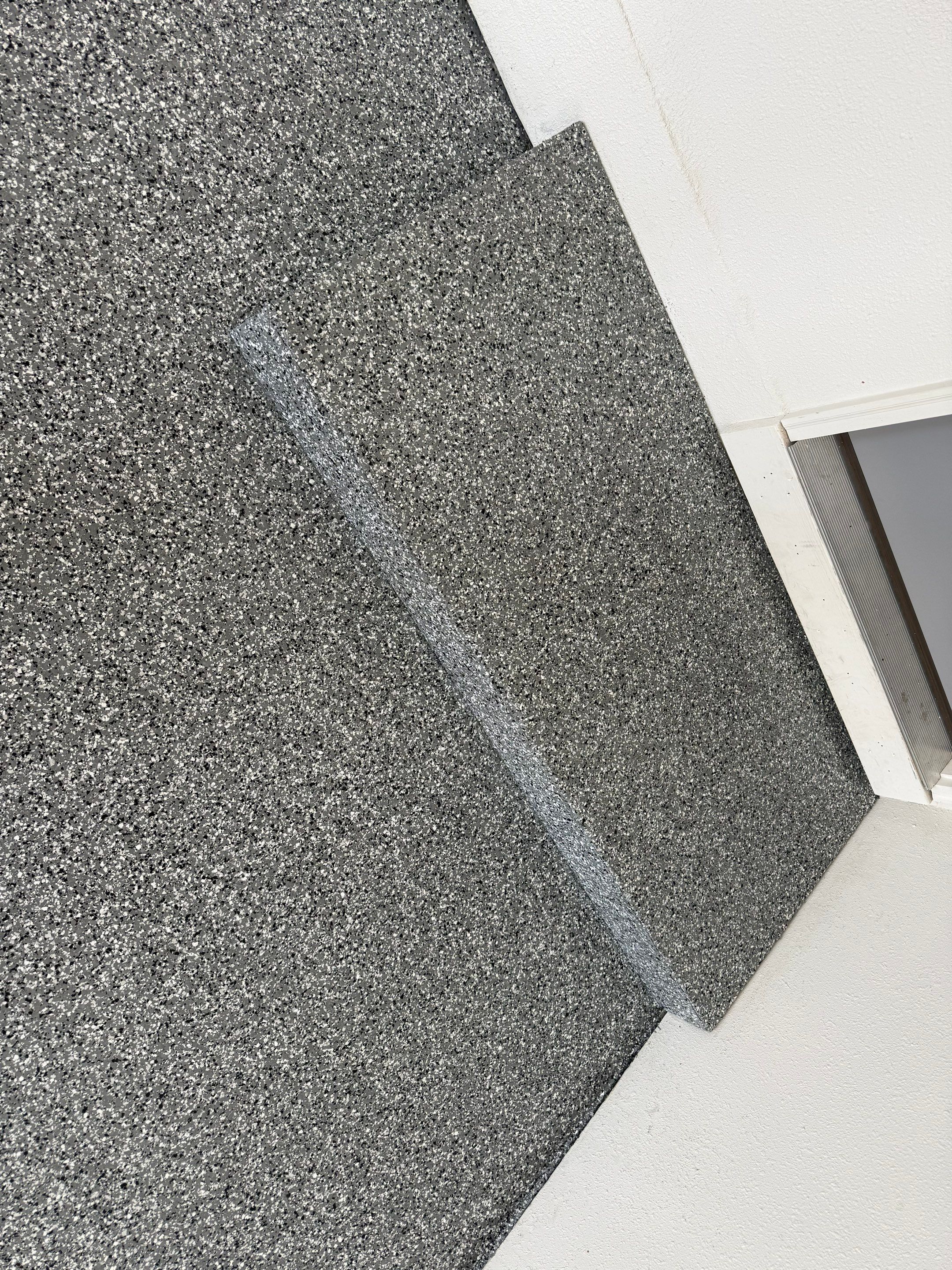 Smoke Flake Garage Floor Coating in Dell Rapids by Select Painting, Coatings & Garage Cabinets