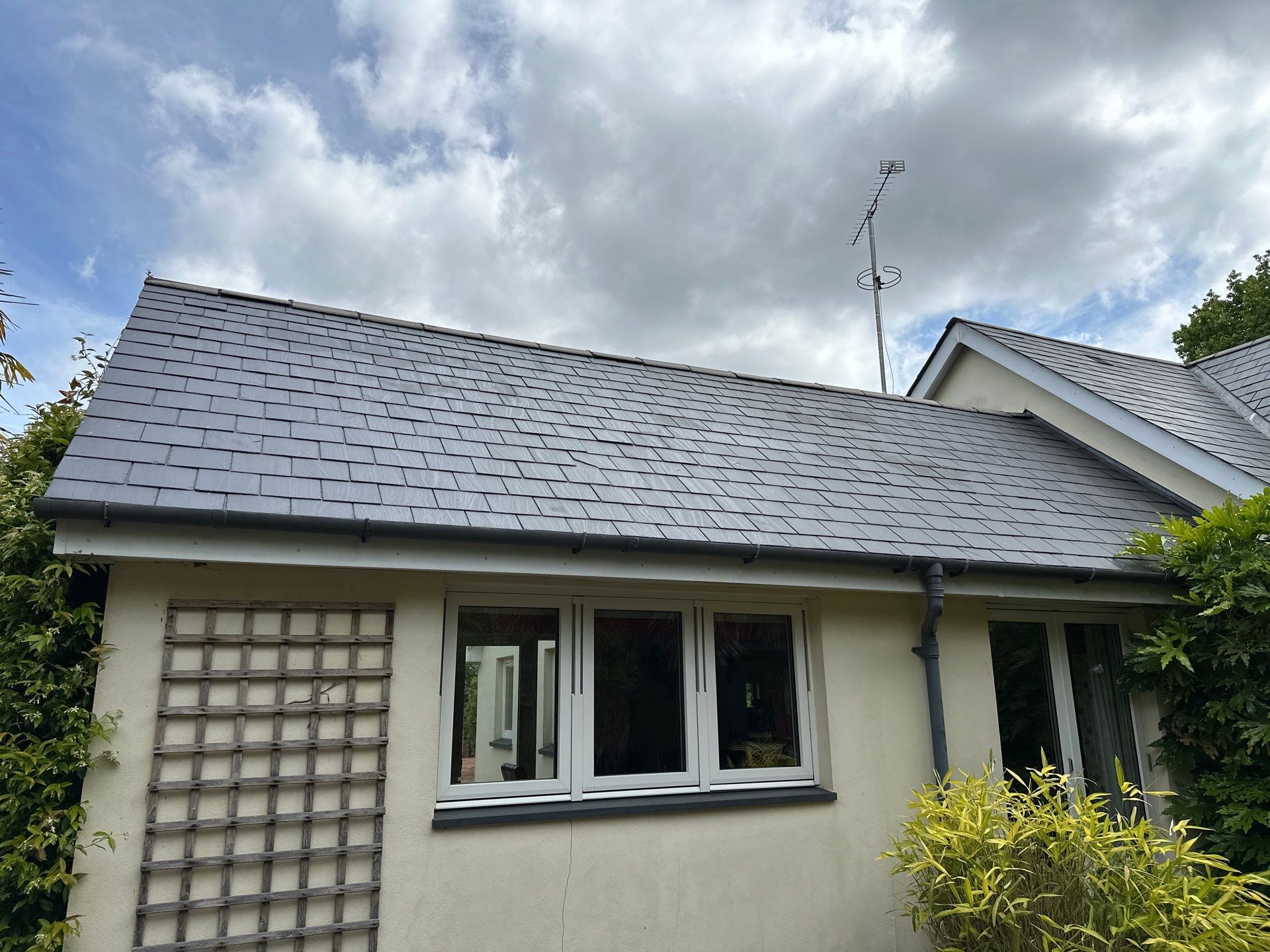 Roof and Patio Cleaning using Honda 15lpm Low Pressure Washing Machine by Ges Exterior Cleaning ltd