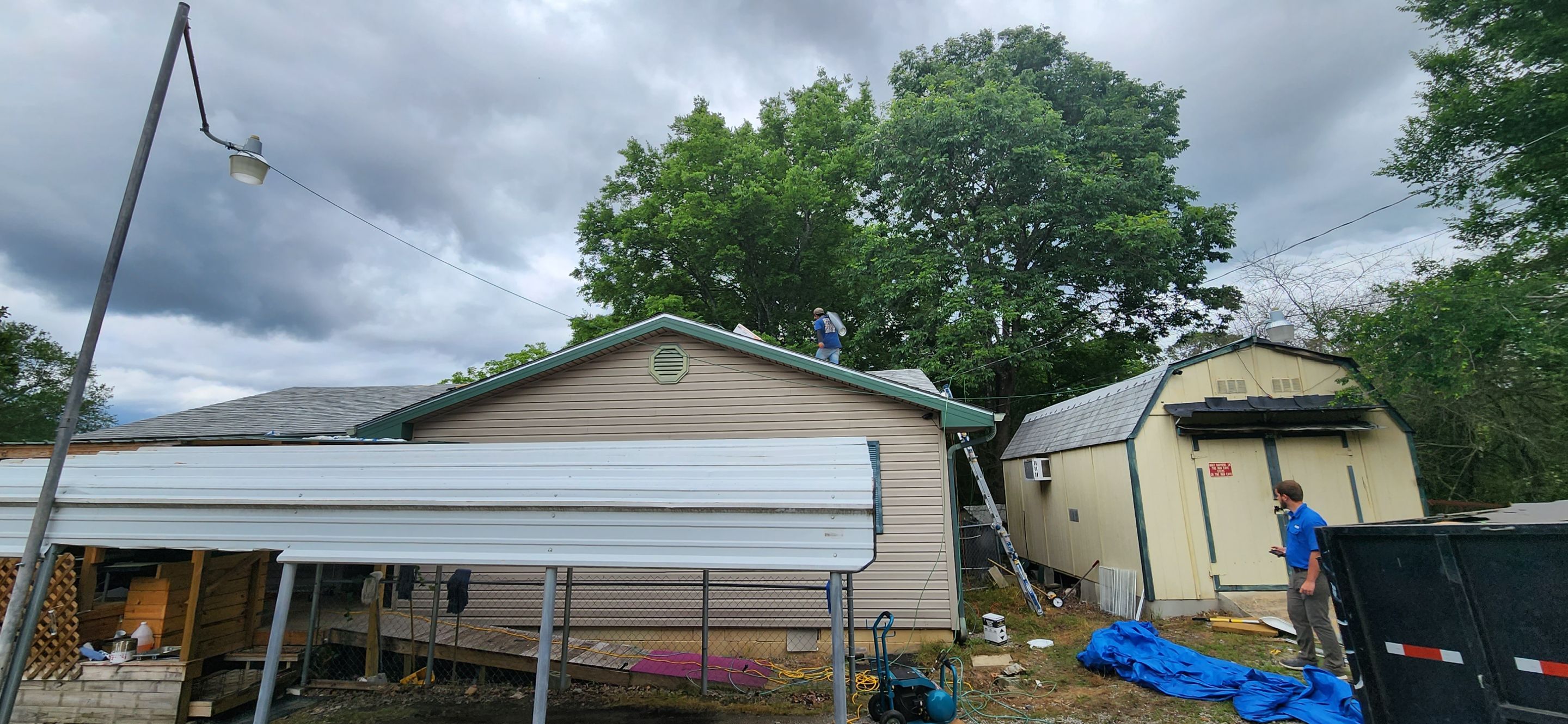 Residential Shingle Reroof using Malarkey Vista by Hostetler Roofing