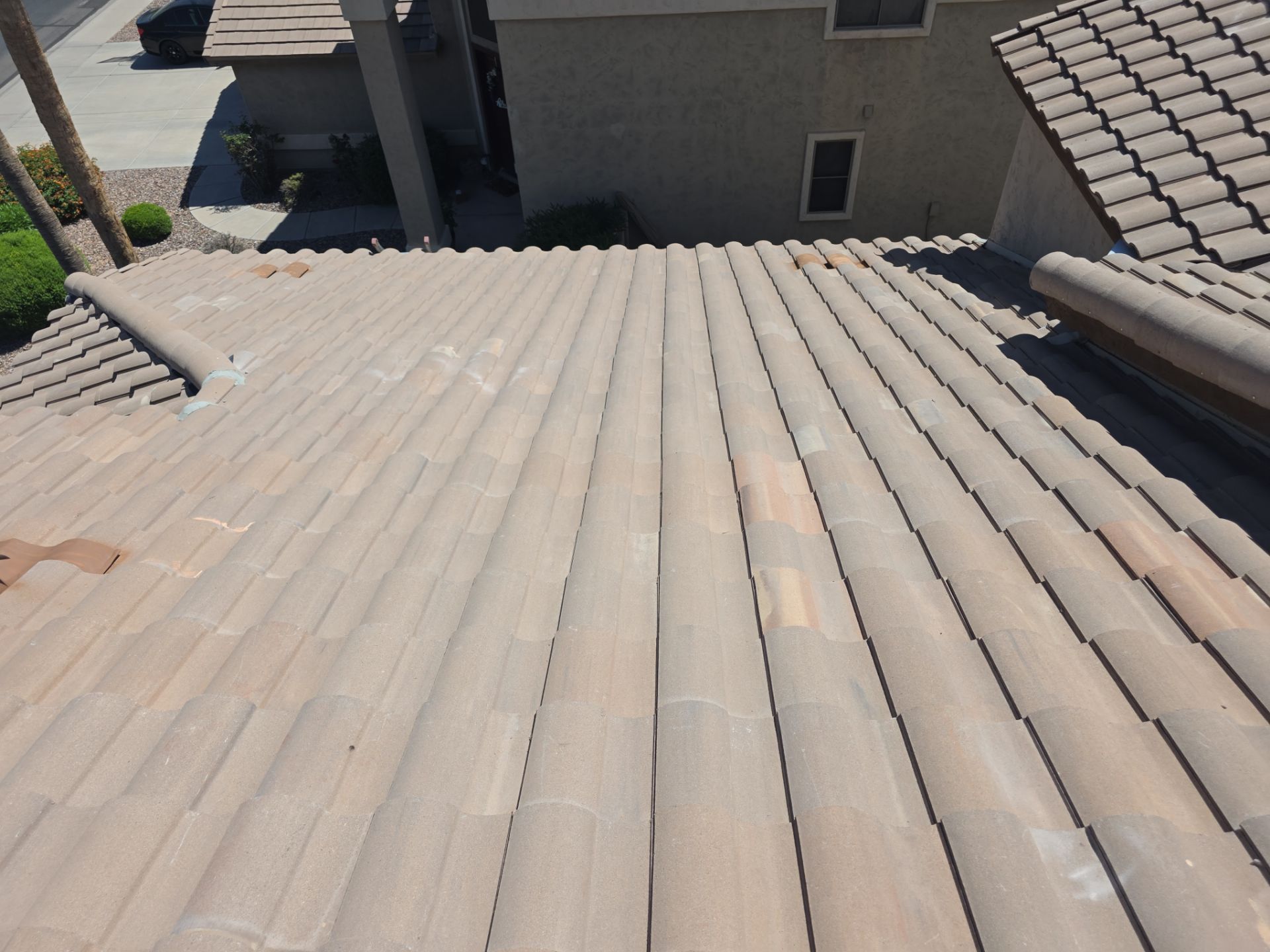 Tile Reset using Concrete Tiles in Mesa, Arizona by Weather-Tite Roofing